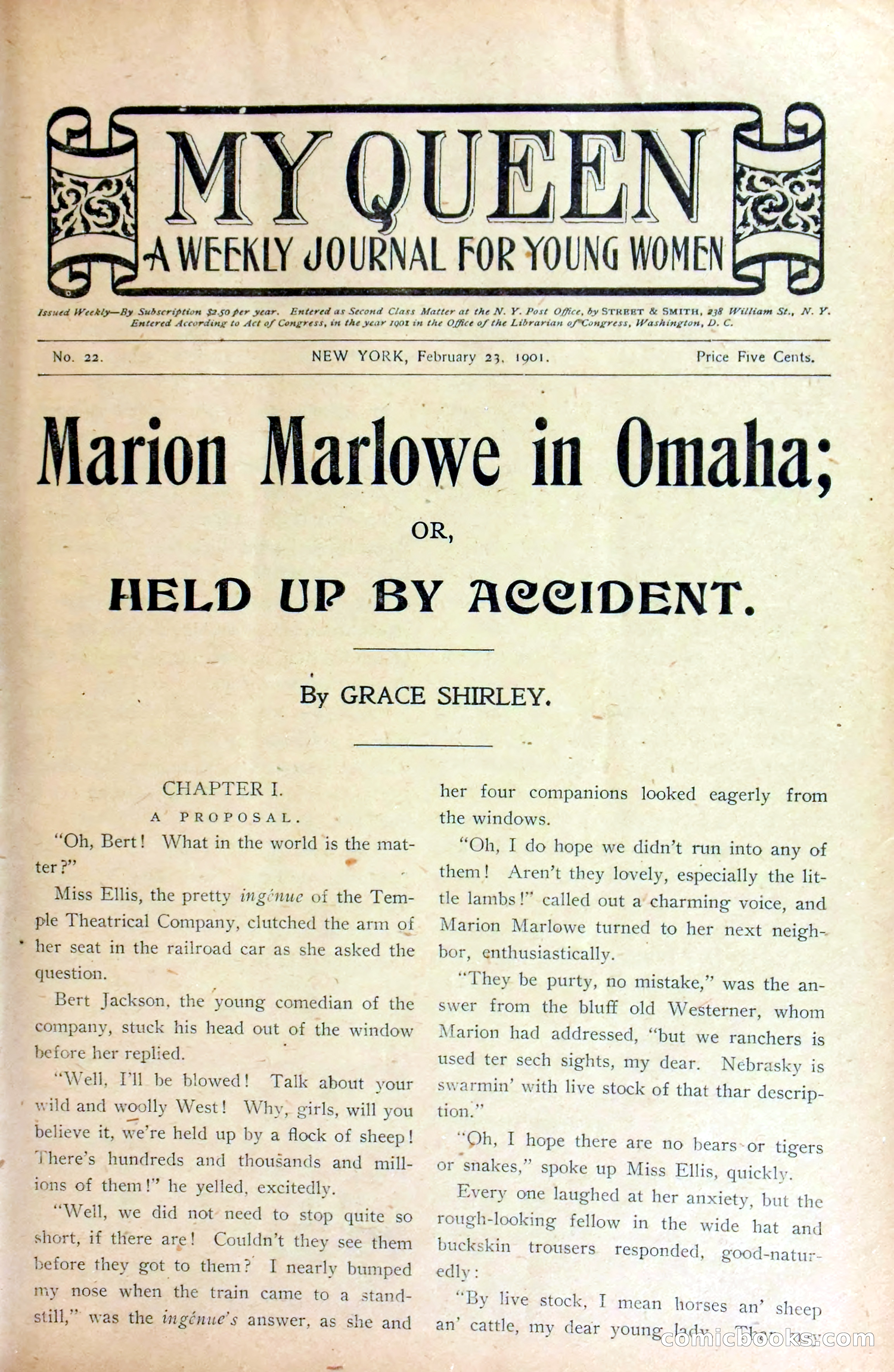 Marion Marlowe in Omaha, or, Held up by Accident — page 4 of 37