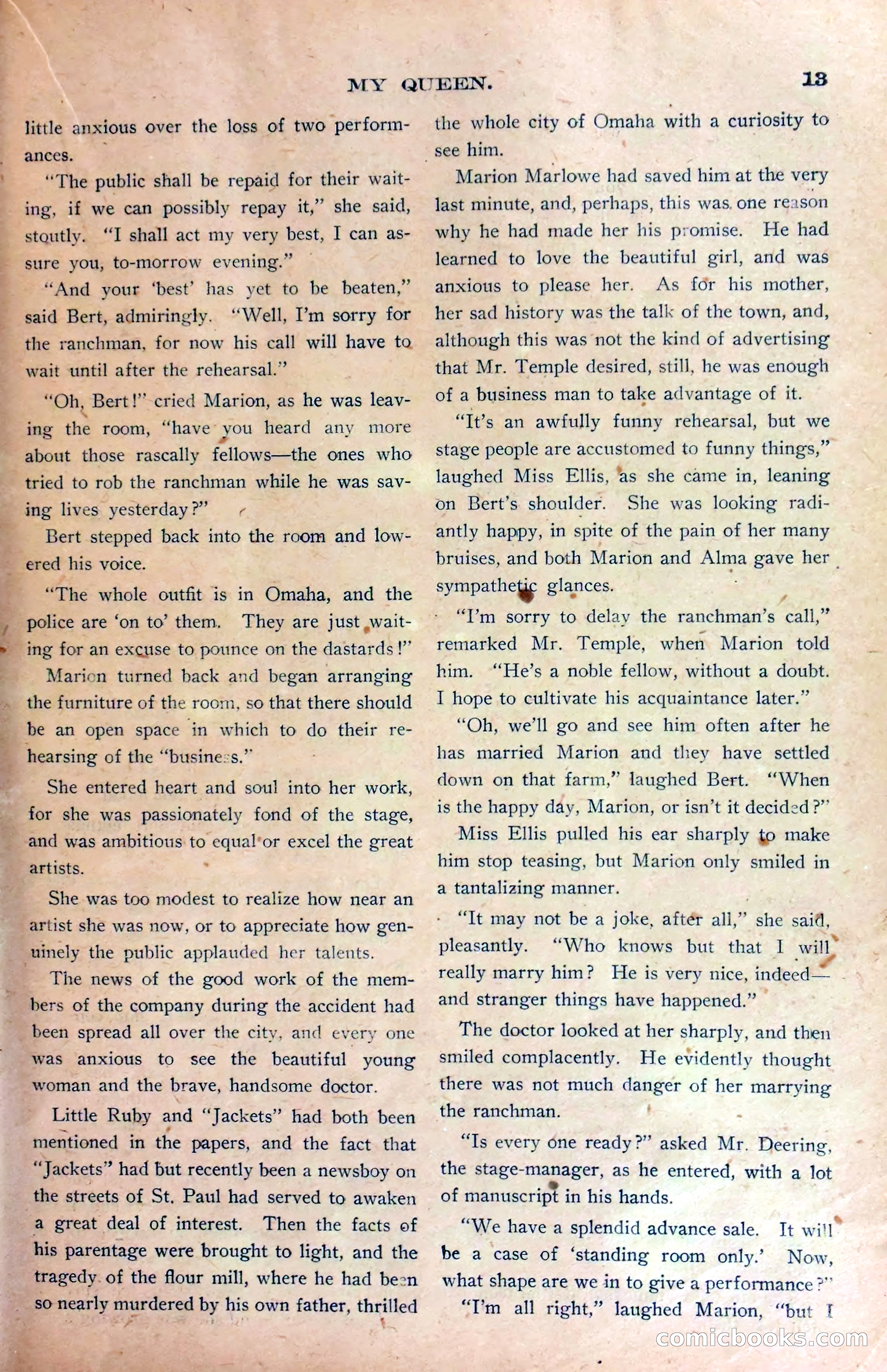 Marion Marlowe in Omaha, or, Held up by Accident — page 16 of 37