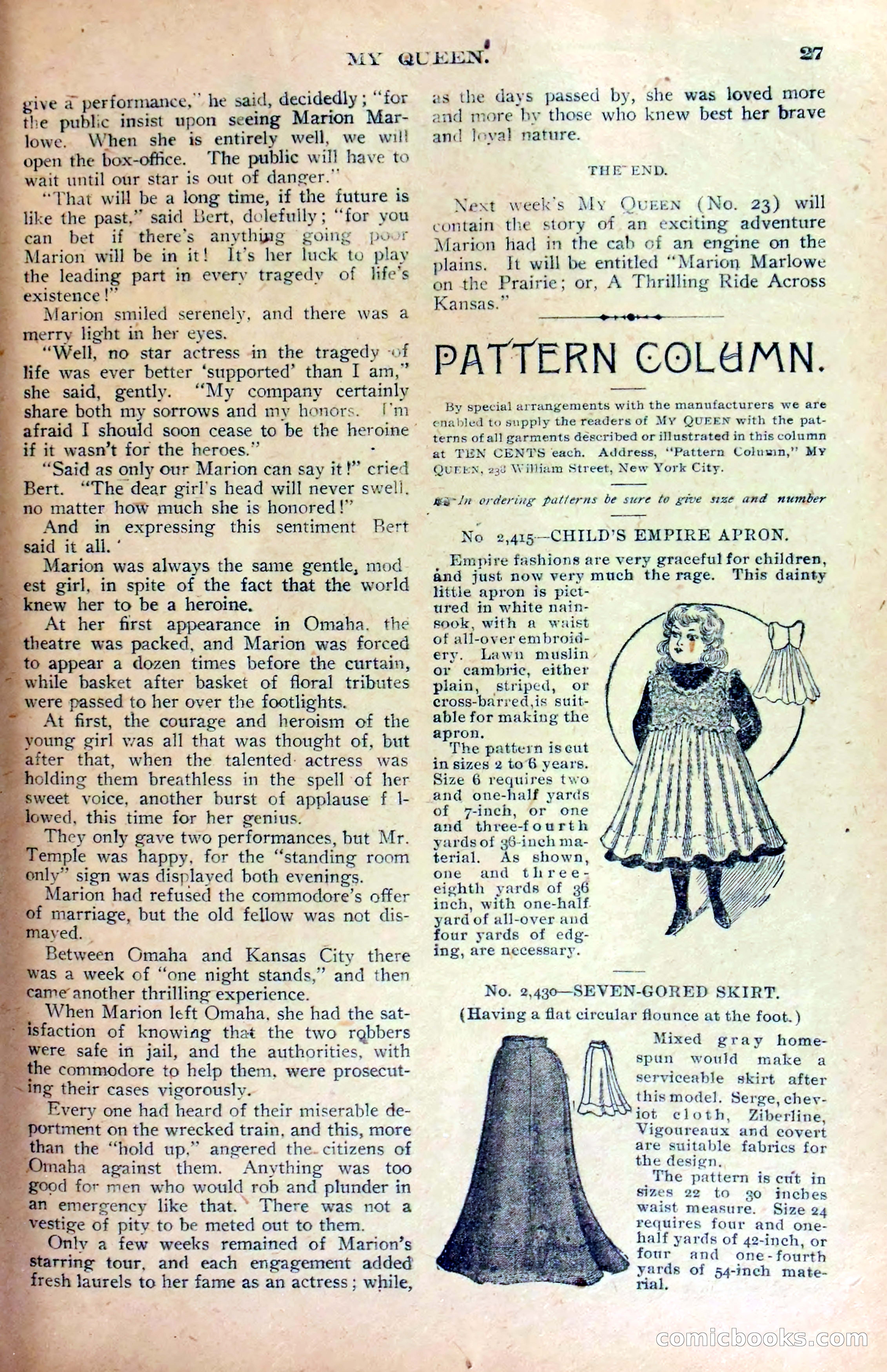 Marion Marlowe in Omaha, or, Held up by Accident — page 30 of 37