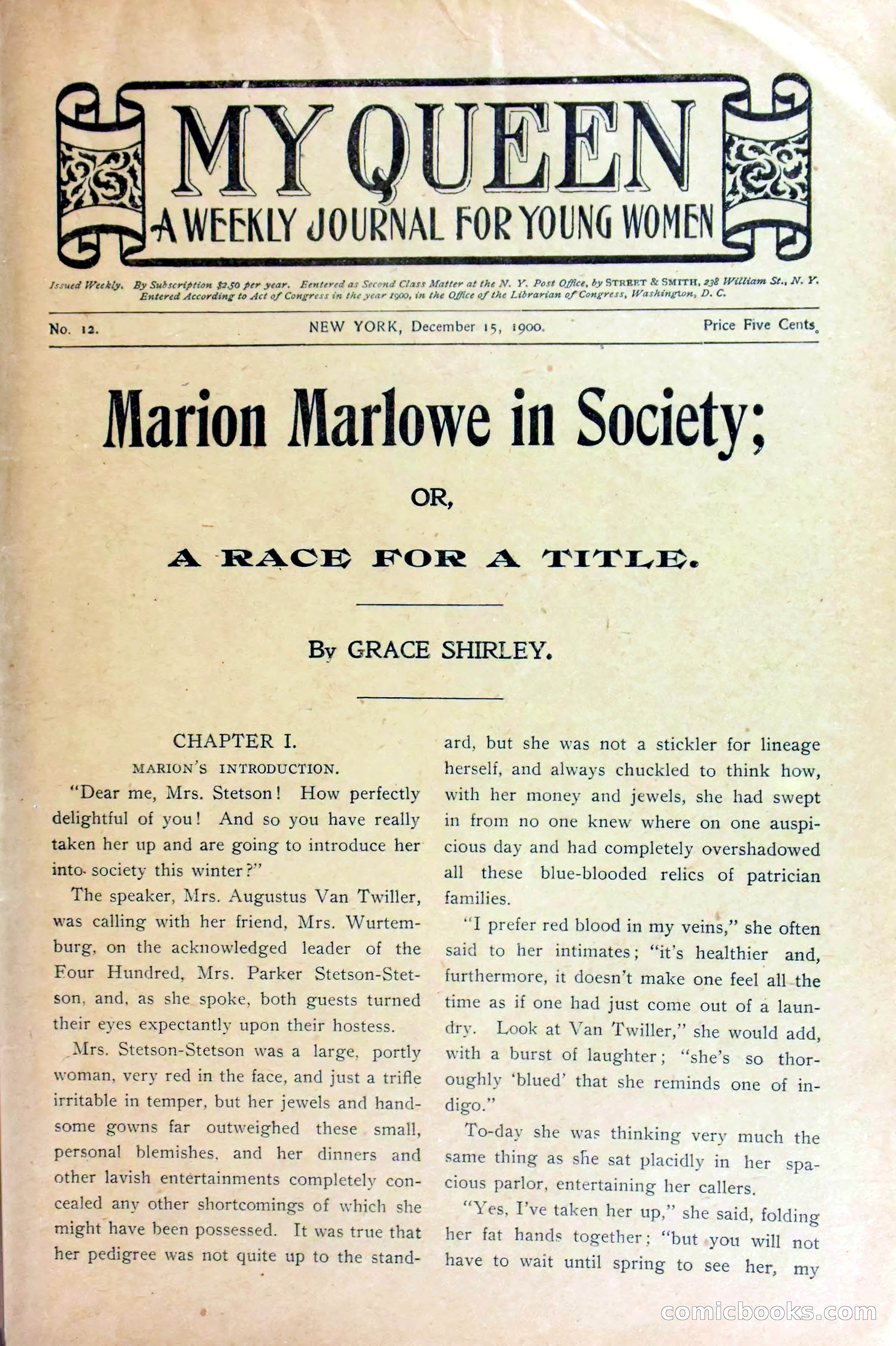 Marion Marlowe in Society, or, A Race for a Title — page 4 of 37