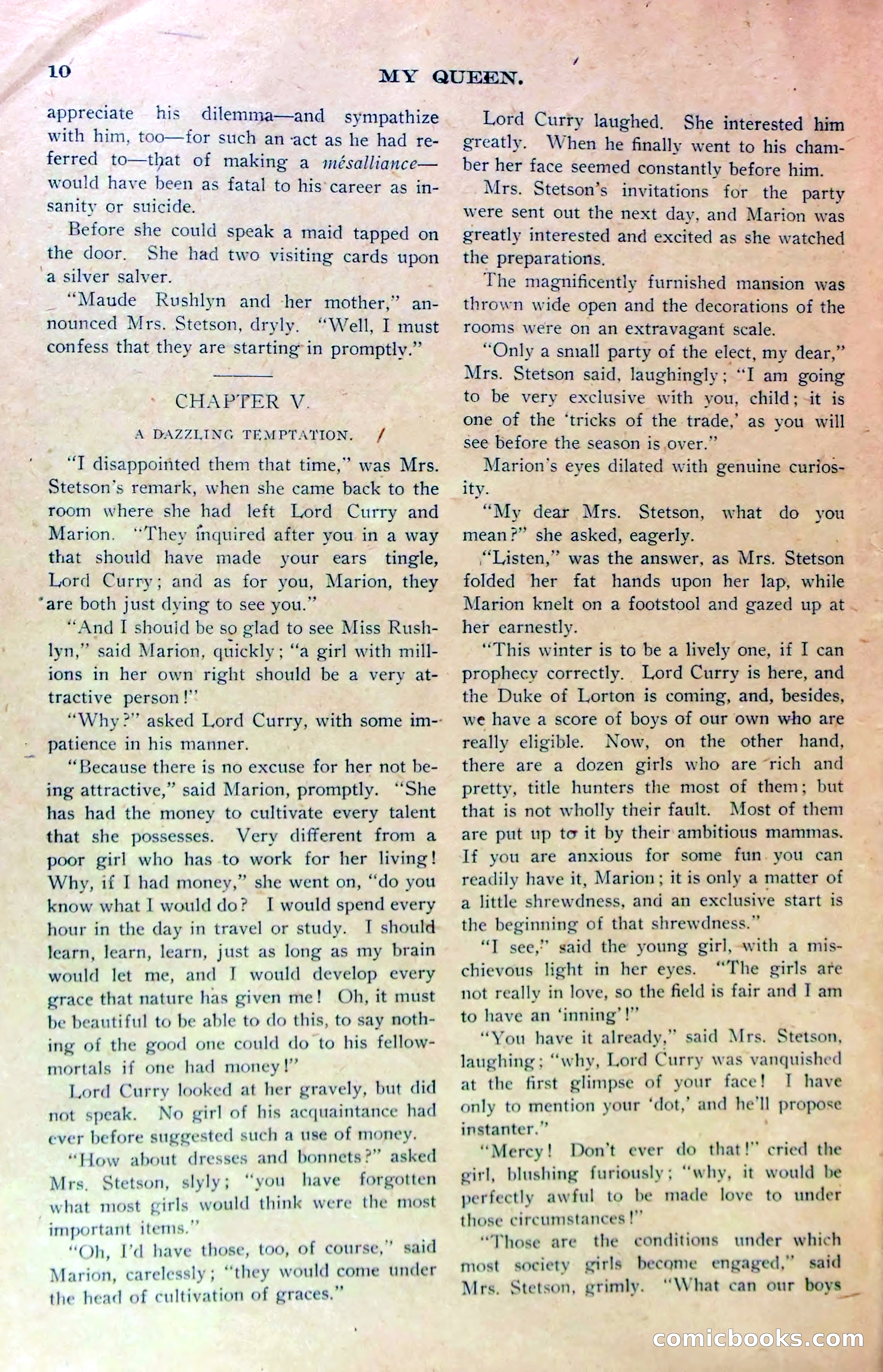 Marion Marlowe in Society, or, A Race for a Title — page 13 of 37