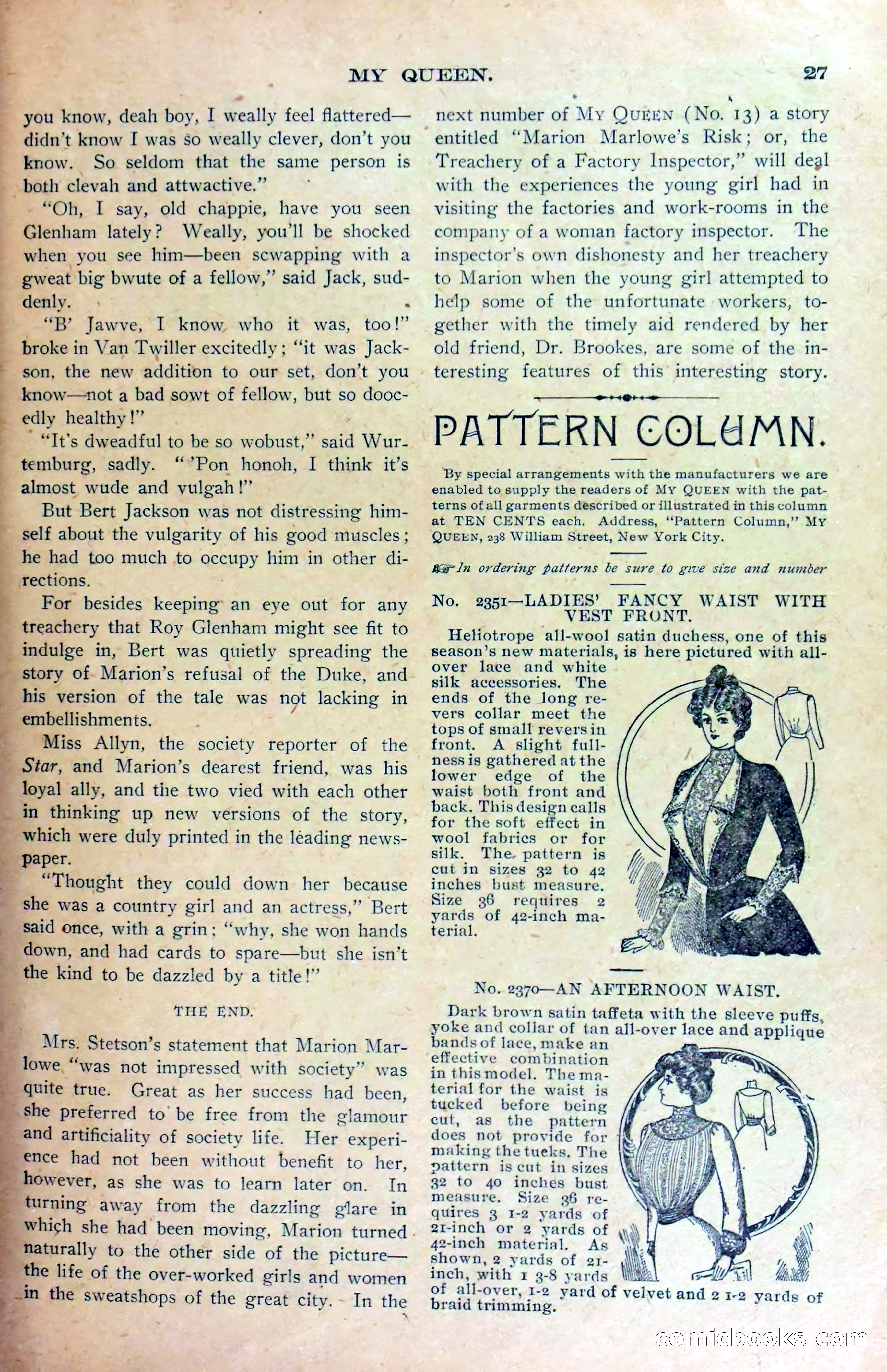 Marion Marlowe in Society, or, A Race for a Title — page 30 of 37