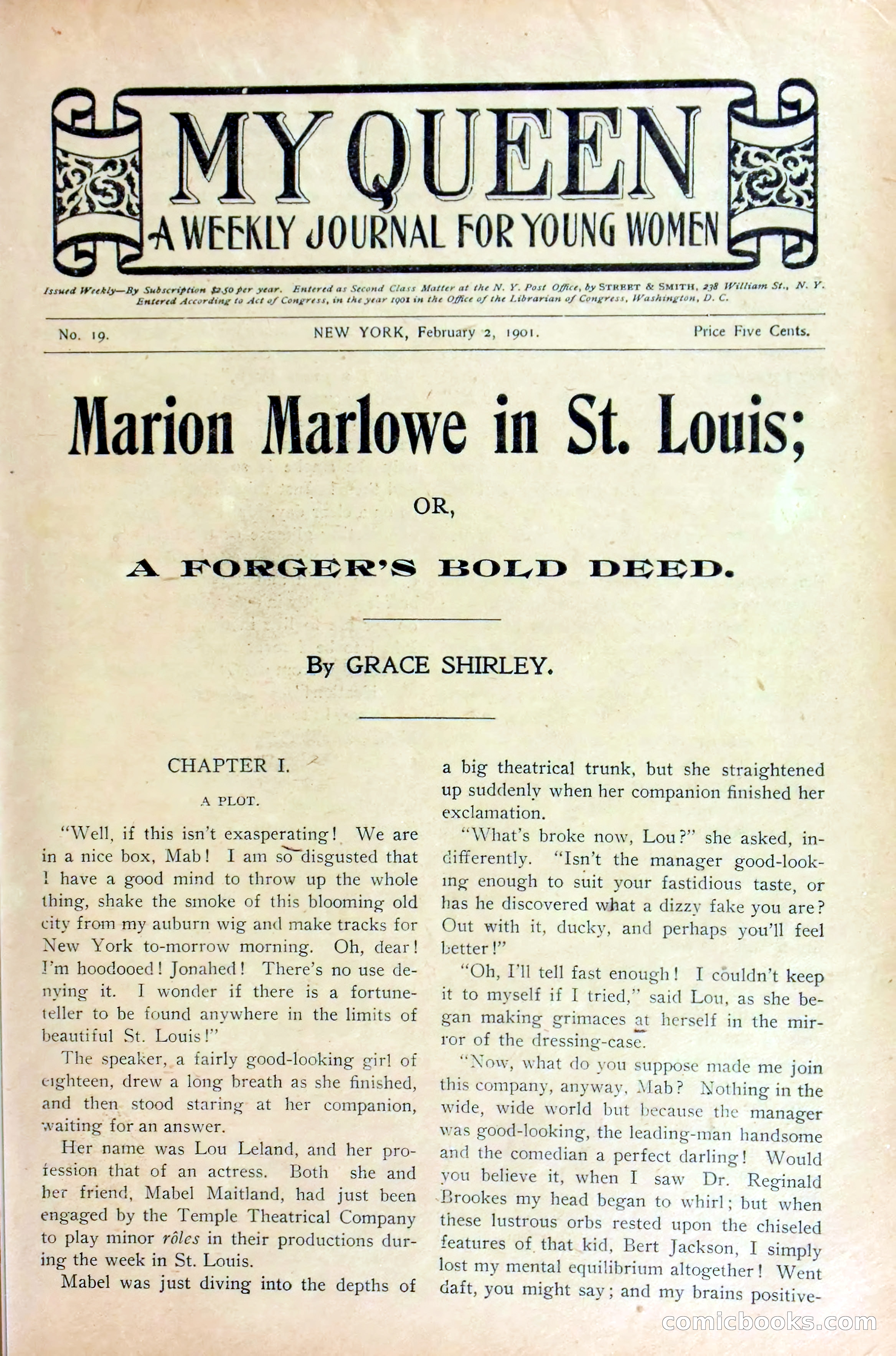 Marion Marlowe in St. Louis, or, A Forger's Bold Deed — page 3 of 38