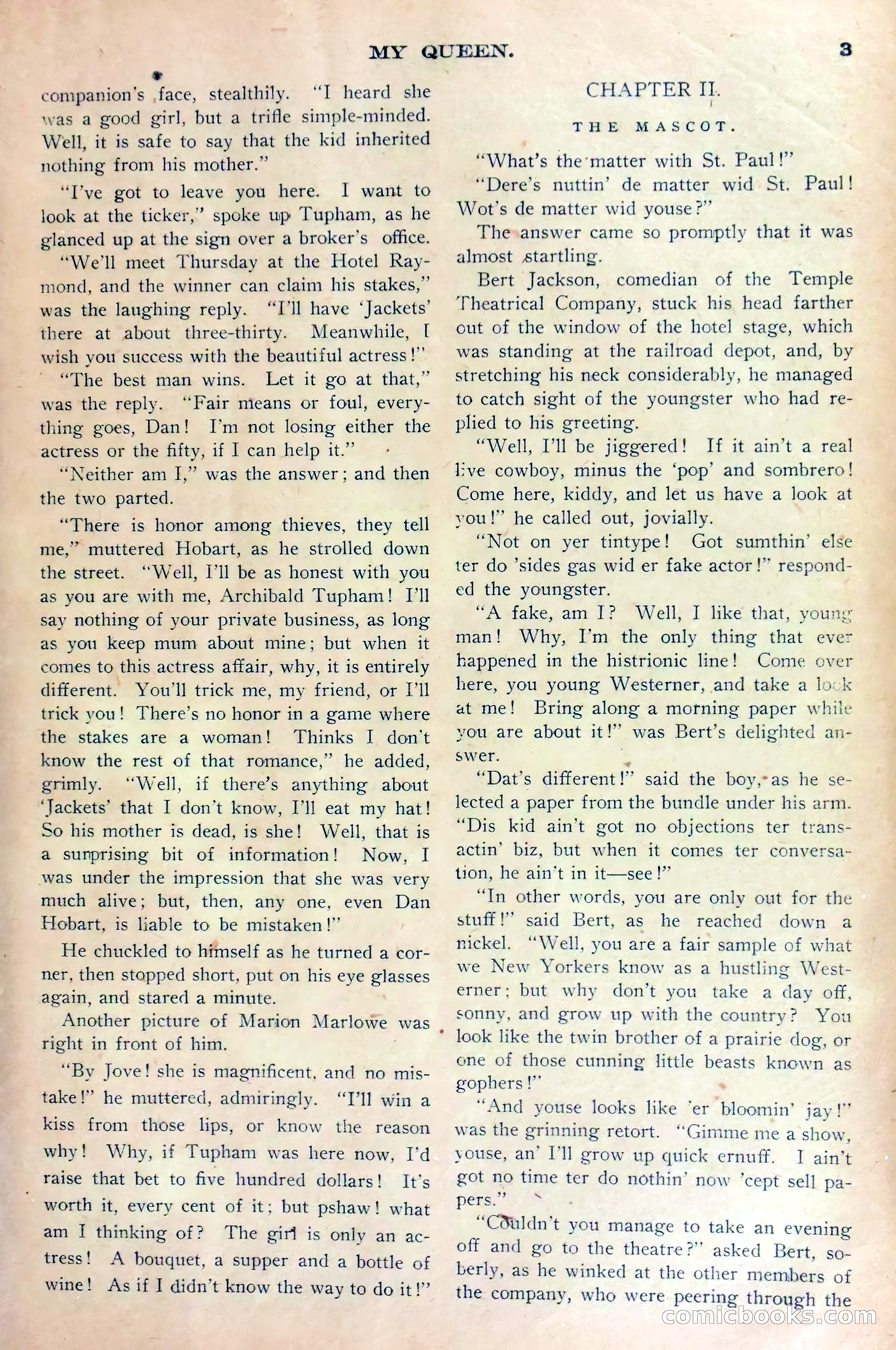 Marion Marlowe in St. Paul, or, The Company's Mascot in a Double Deal — page 5 of 38