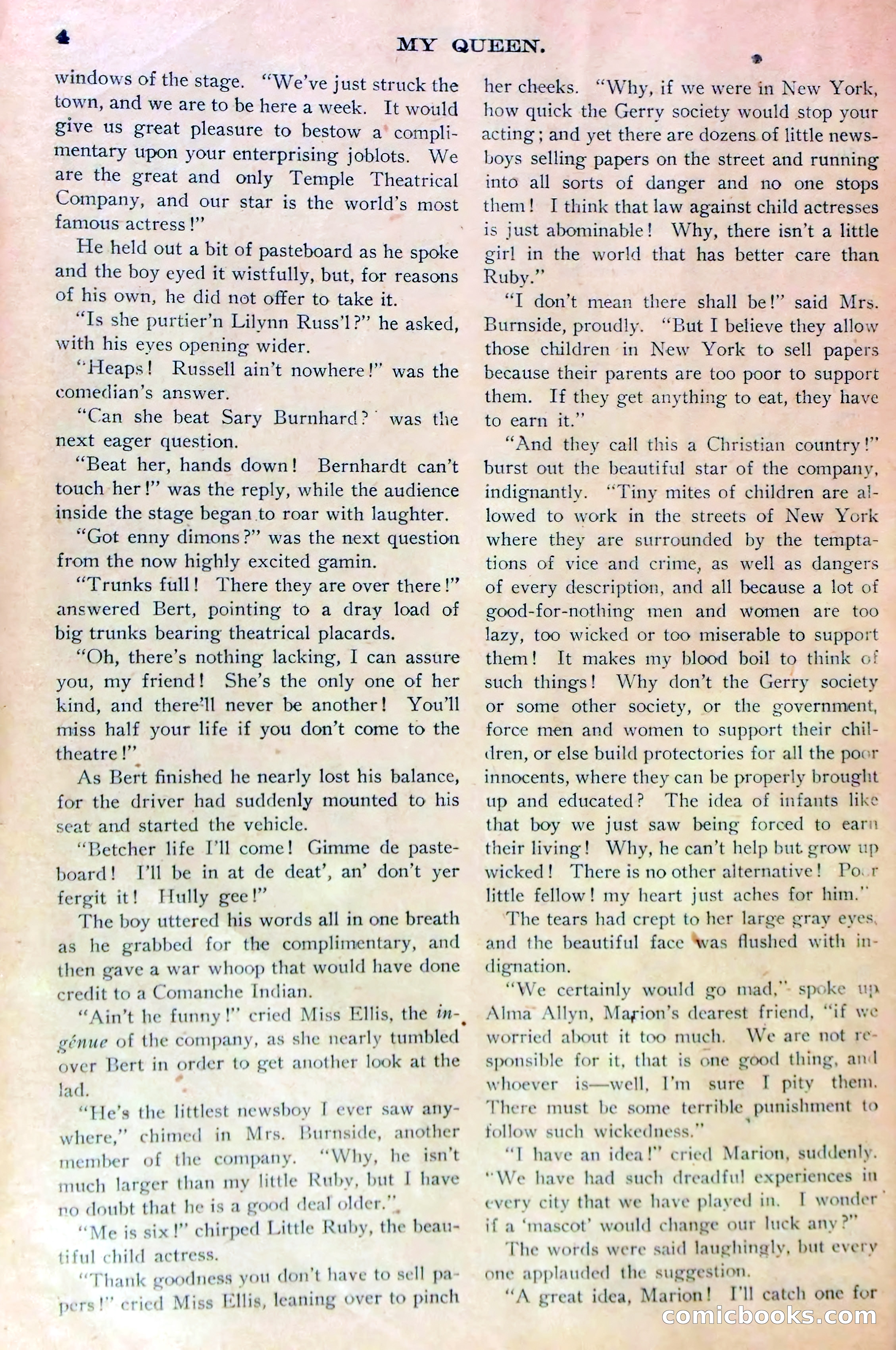 Marion Marlowe in St. Paul, or, The Company's Mascot in a Double Deal — page 6 of 38