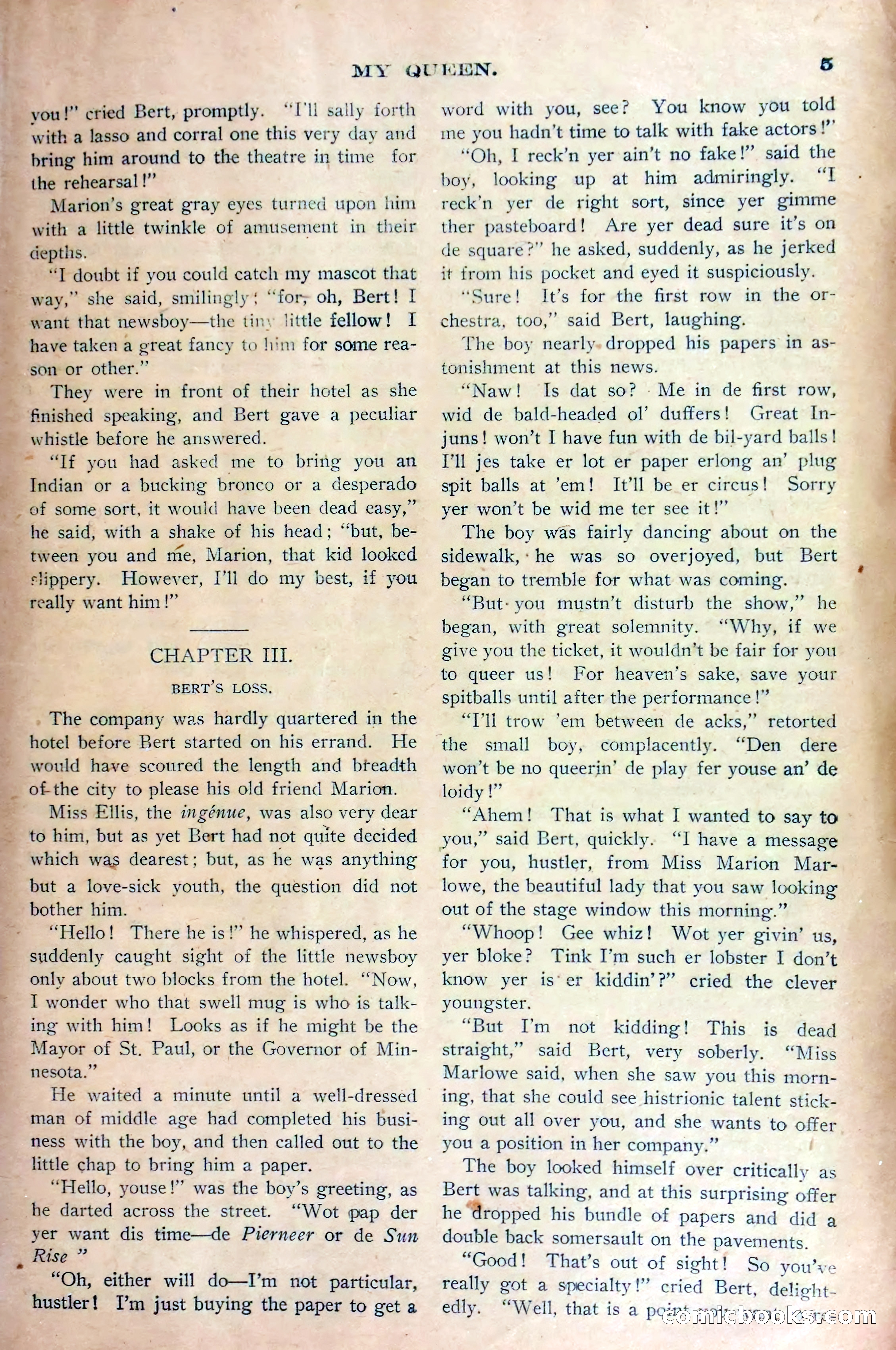Marion Marlowe in St. Paul, or, The Company's Mascot in a Double Deal — page 7 of 38