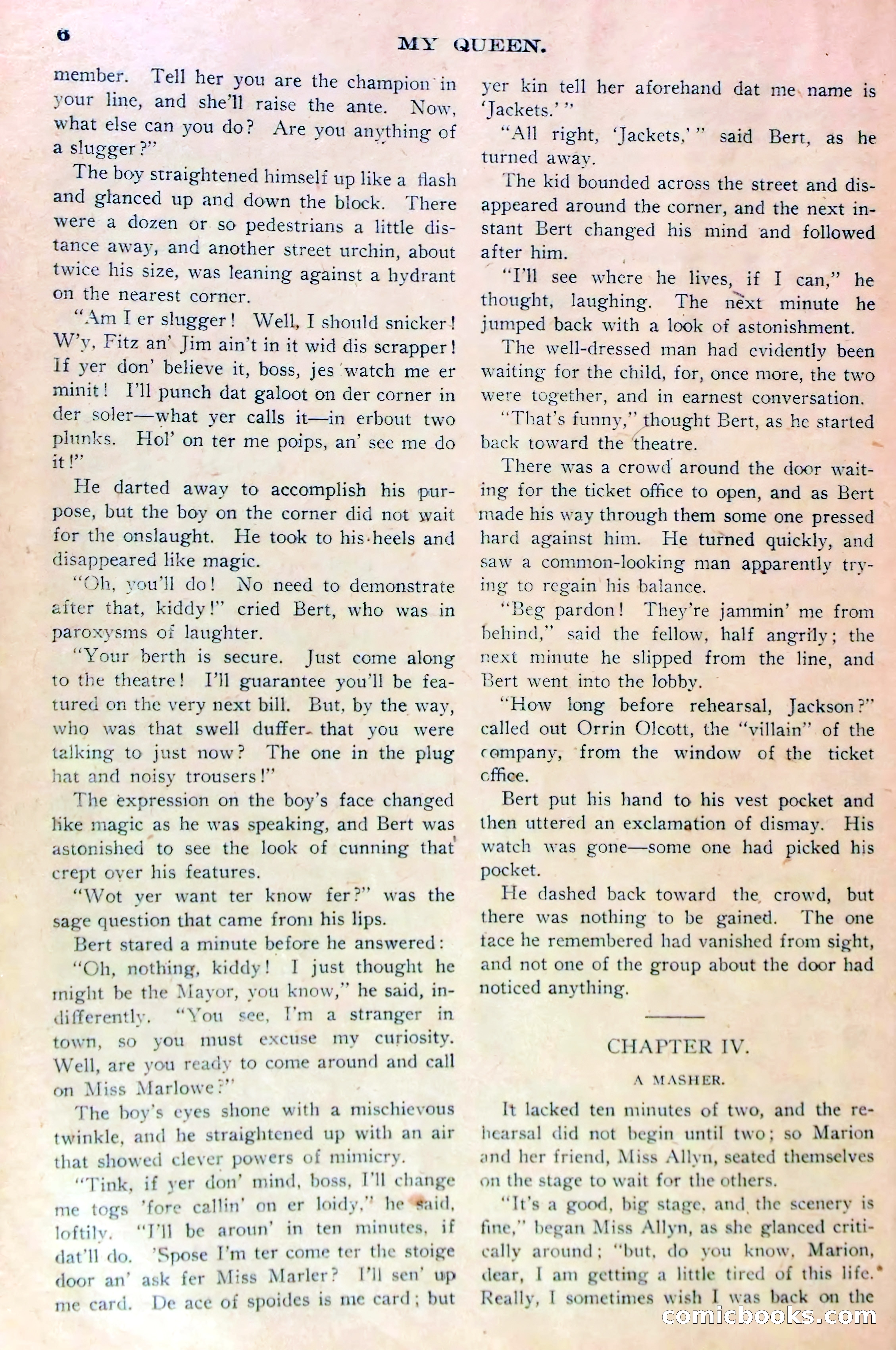 Marion Marlowe in St. Paul, or, The Company's Mascot in a Double Deal — page 8 of 38