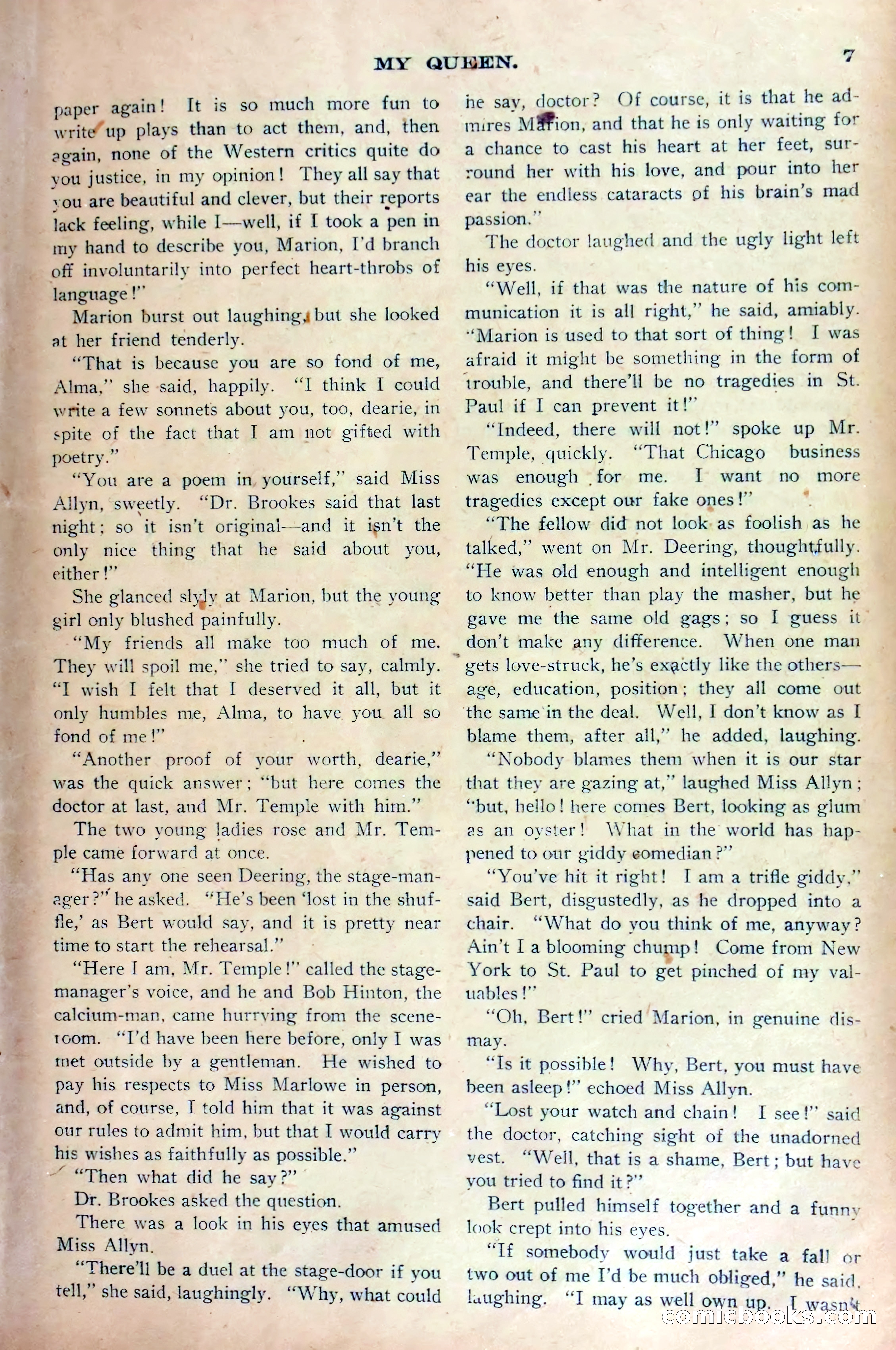 Marion Marlowe in St. Paul, or, The Company's Mascot in a Double Deal — page 9 of 38