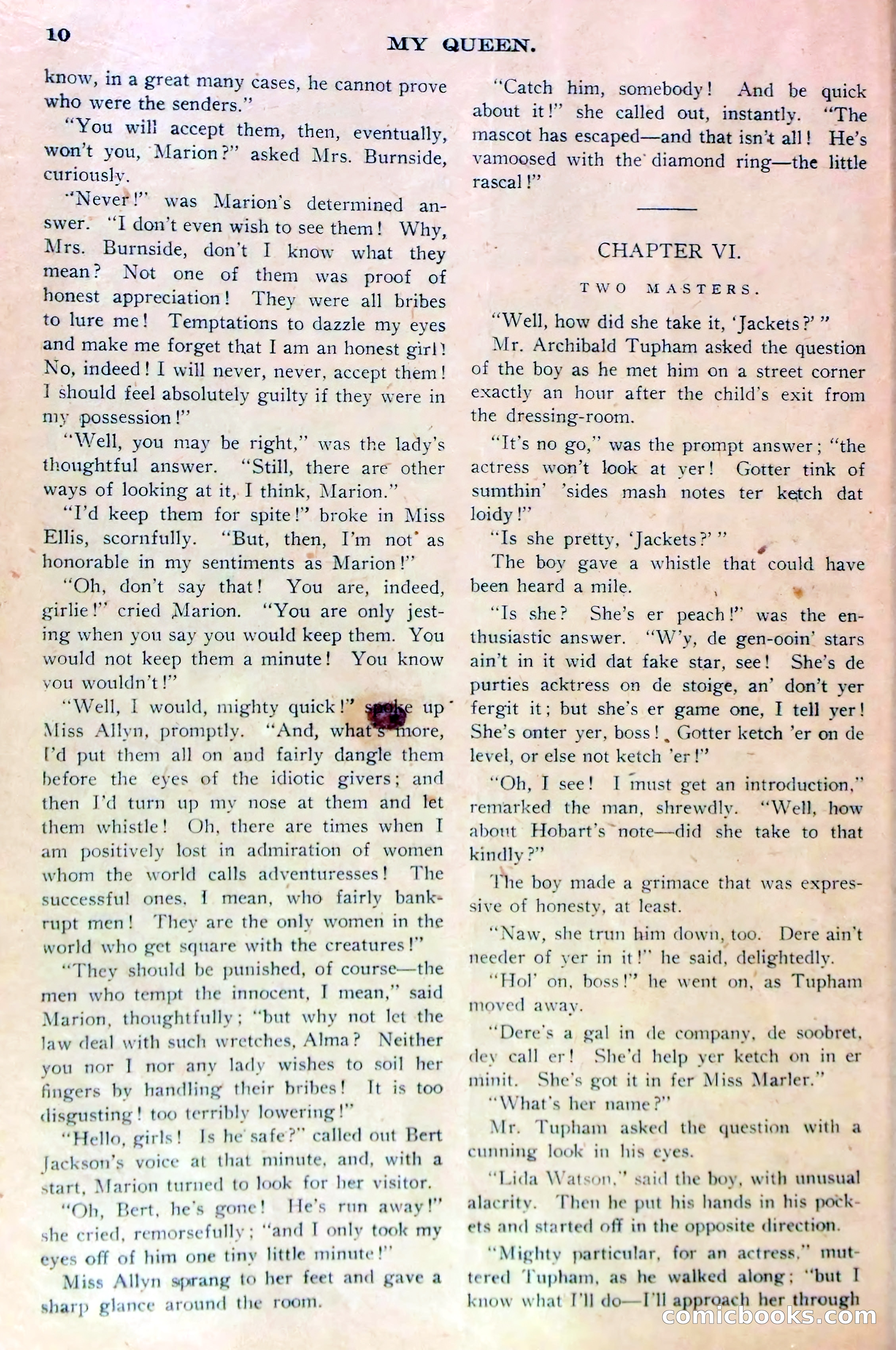 Marion Marlowe in St. Paul, or, The Company's Mascot in a Double Deal — page 12 of 38