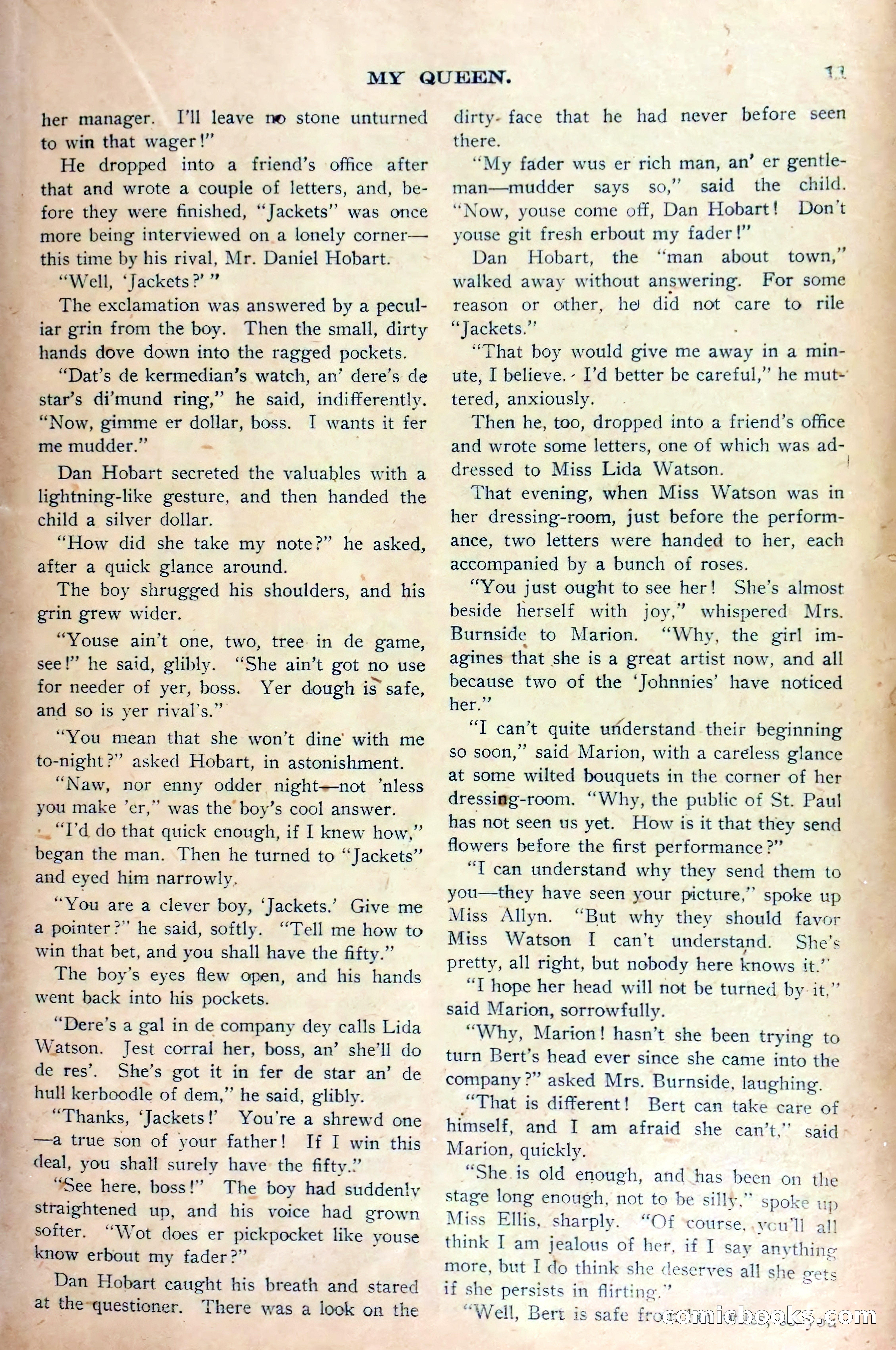 Marion Marlowe in St. Paul, or, The Company's Mascot in a Double Deal — page 13 of 38