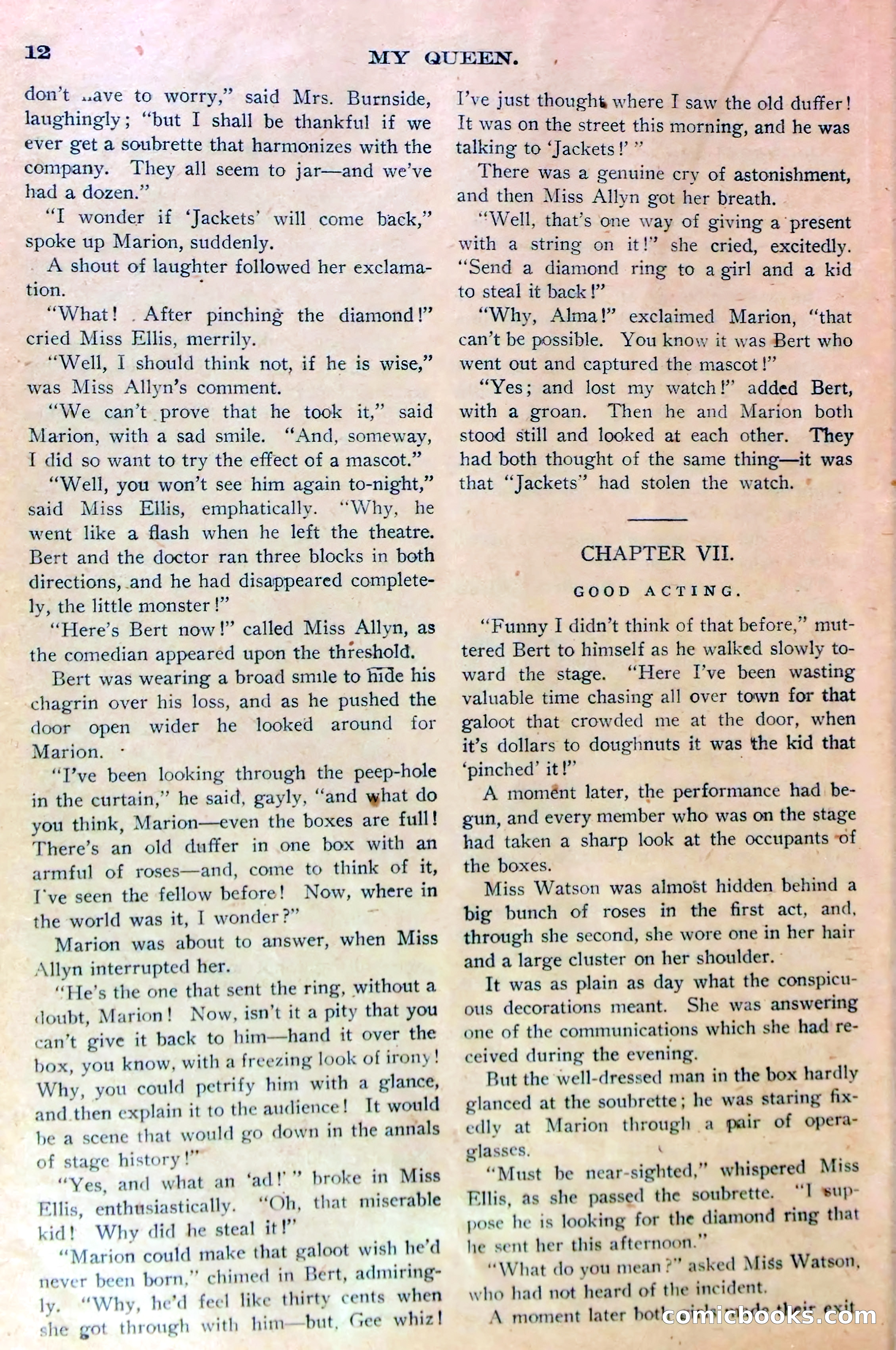 Marion Marlowe in St. Paul, or, The Company's Mascot in a Double Deal — page 14 of 38