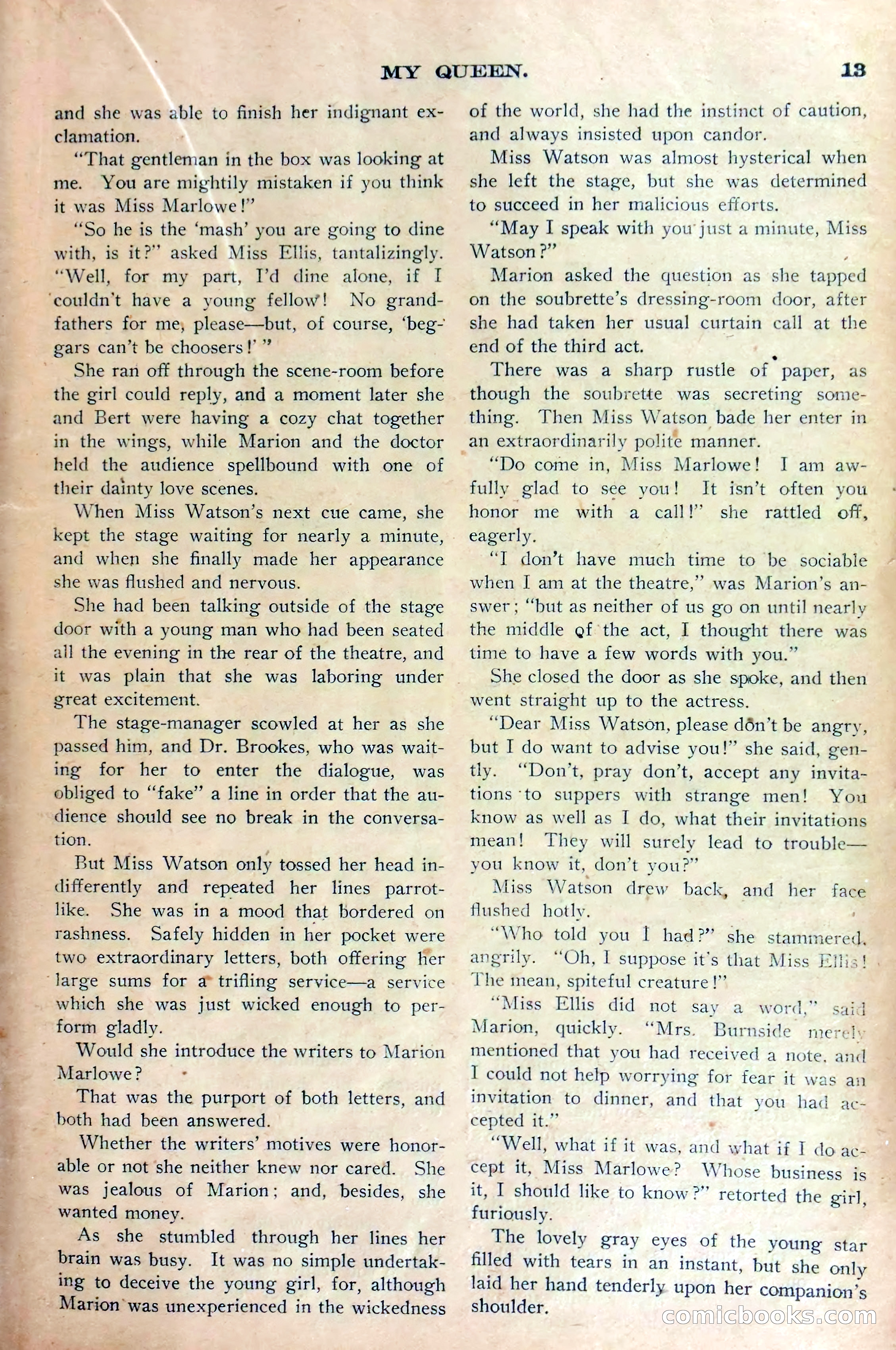 Marion Marlowe in St. Paul, or, The Company's Mascot in a Double Deal — page 15 of 38