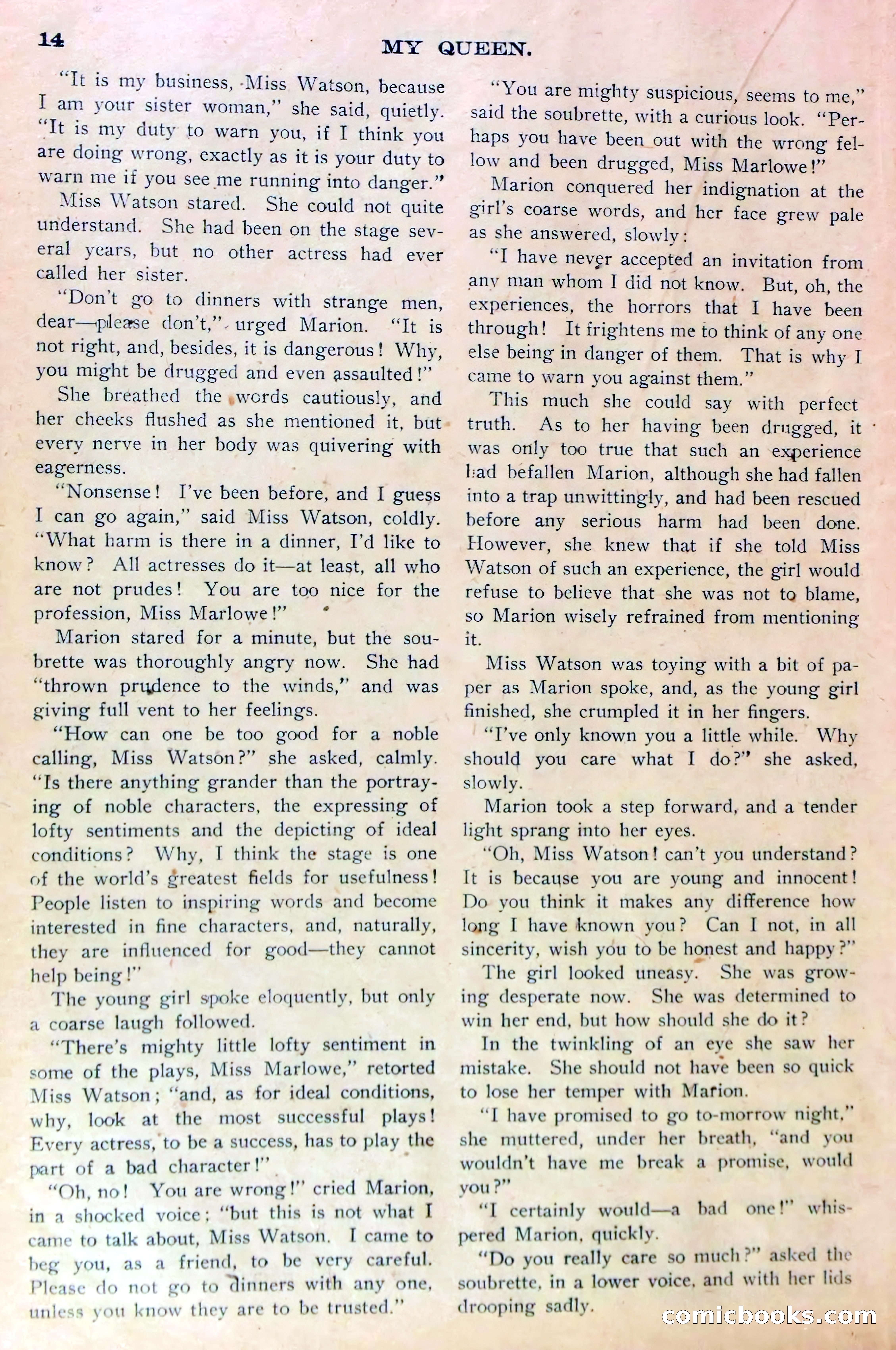 Marion Marlowe in St. Paul, or, The Company's Mascot in a Double Deal — page 16 of 38