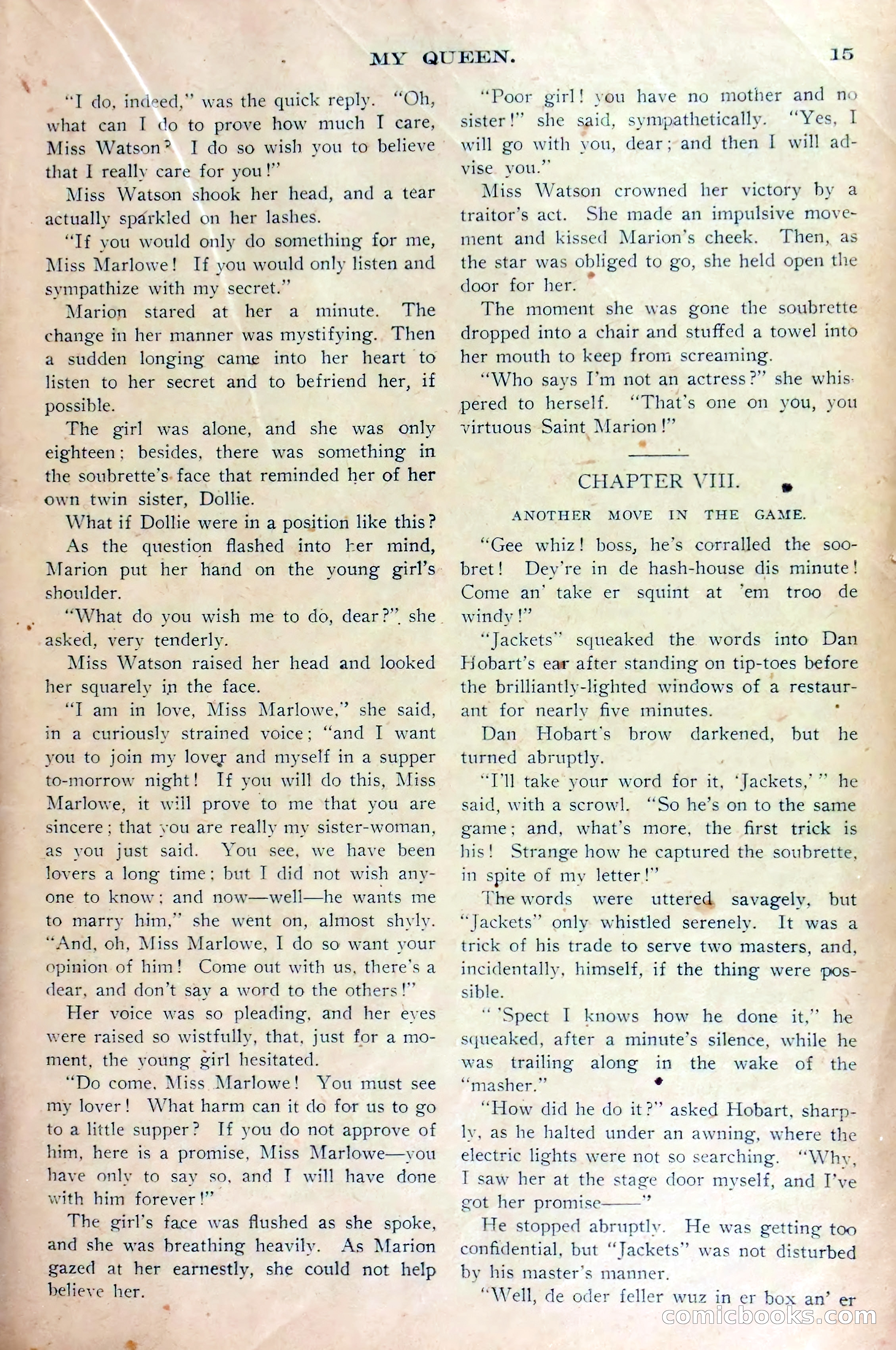 Marion Marlowe in St. Paul, or, The Company's Mascot in a Double Deal — page 17 of 38