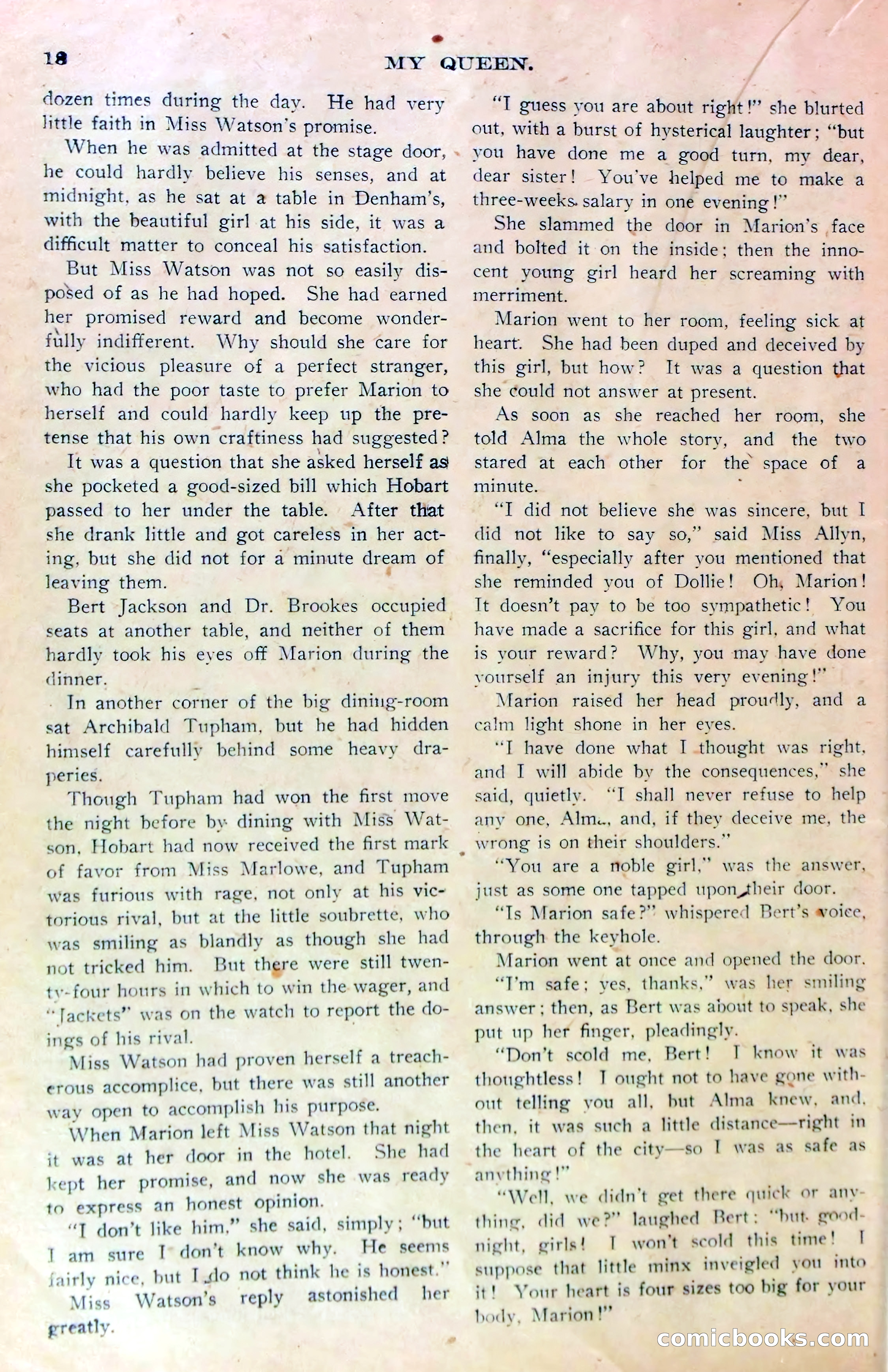 Marion Marlowe in St. Paul, or, The Company's Mascot in a Double Deal — page 20 of 38