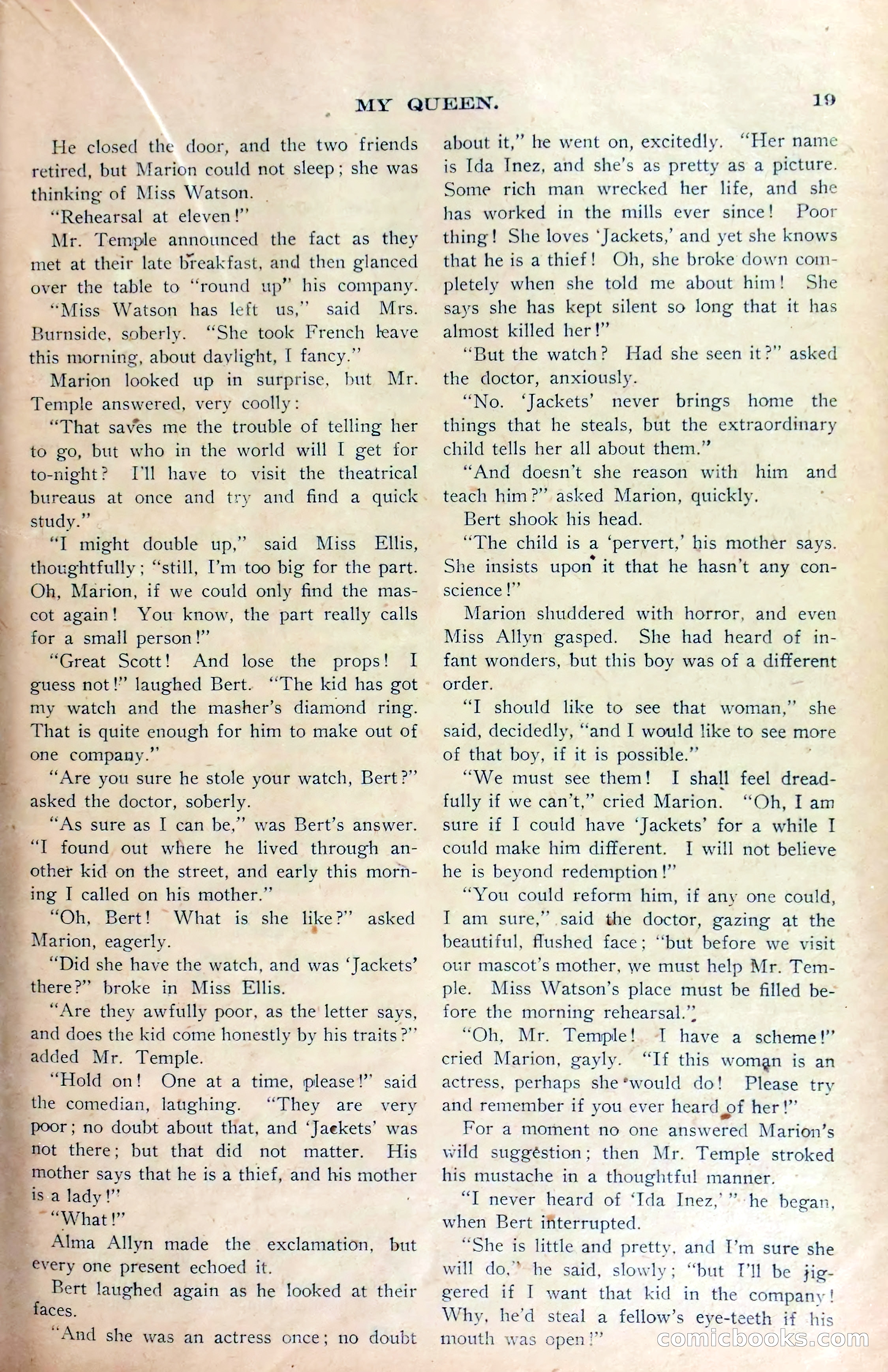 Marion Marlowe in St. Paul, or, The Company's Mascot in a Double Deal — page 21 of 38