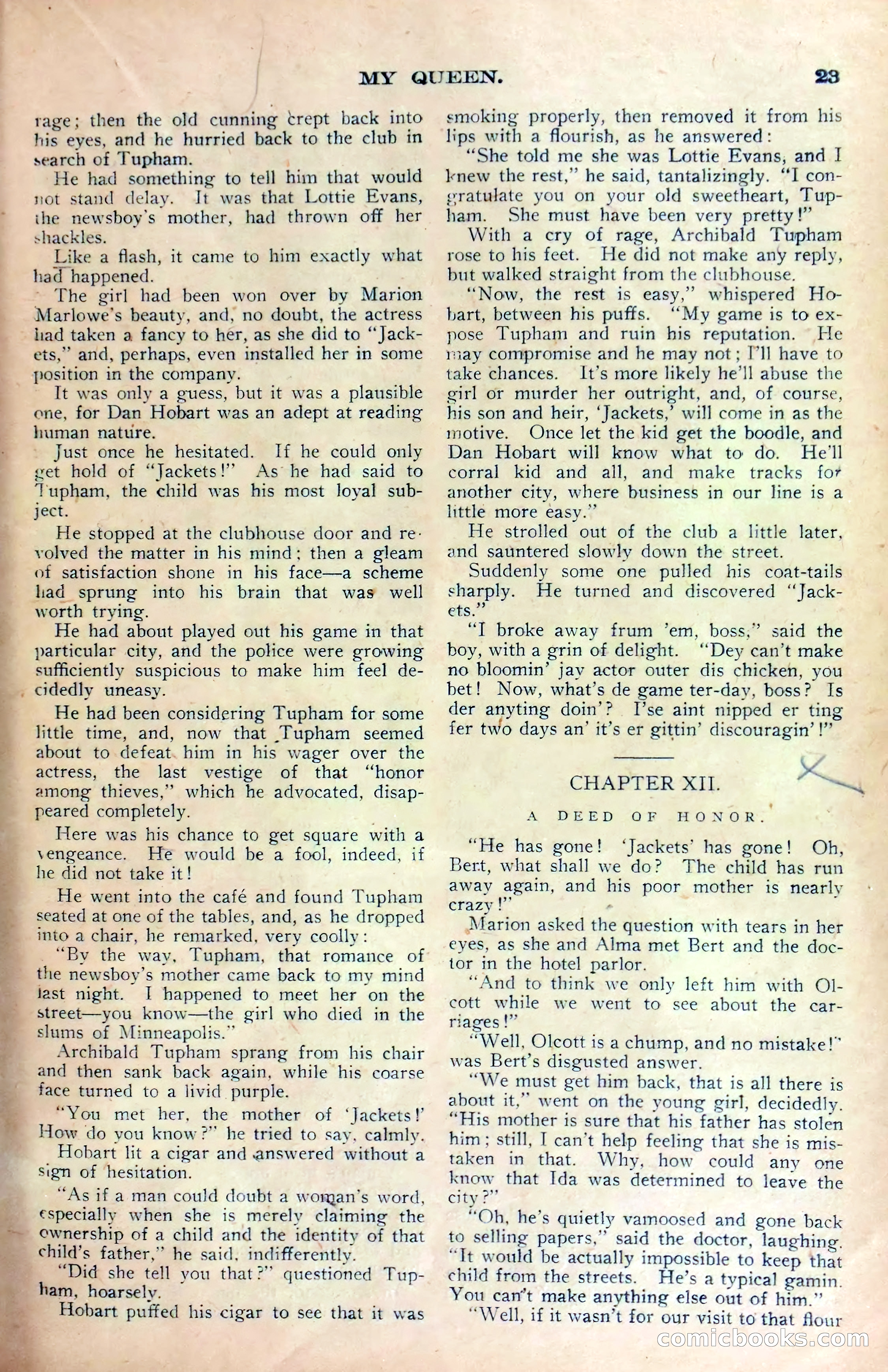 Marion Marlowe in St. Paul, or, The Company's Mascot in a Double Deal — page 25 of 38