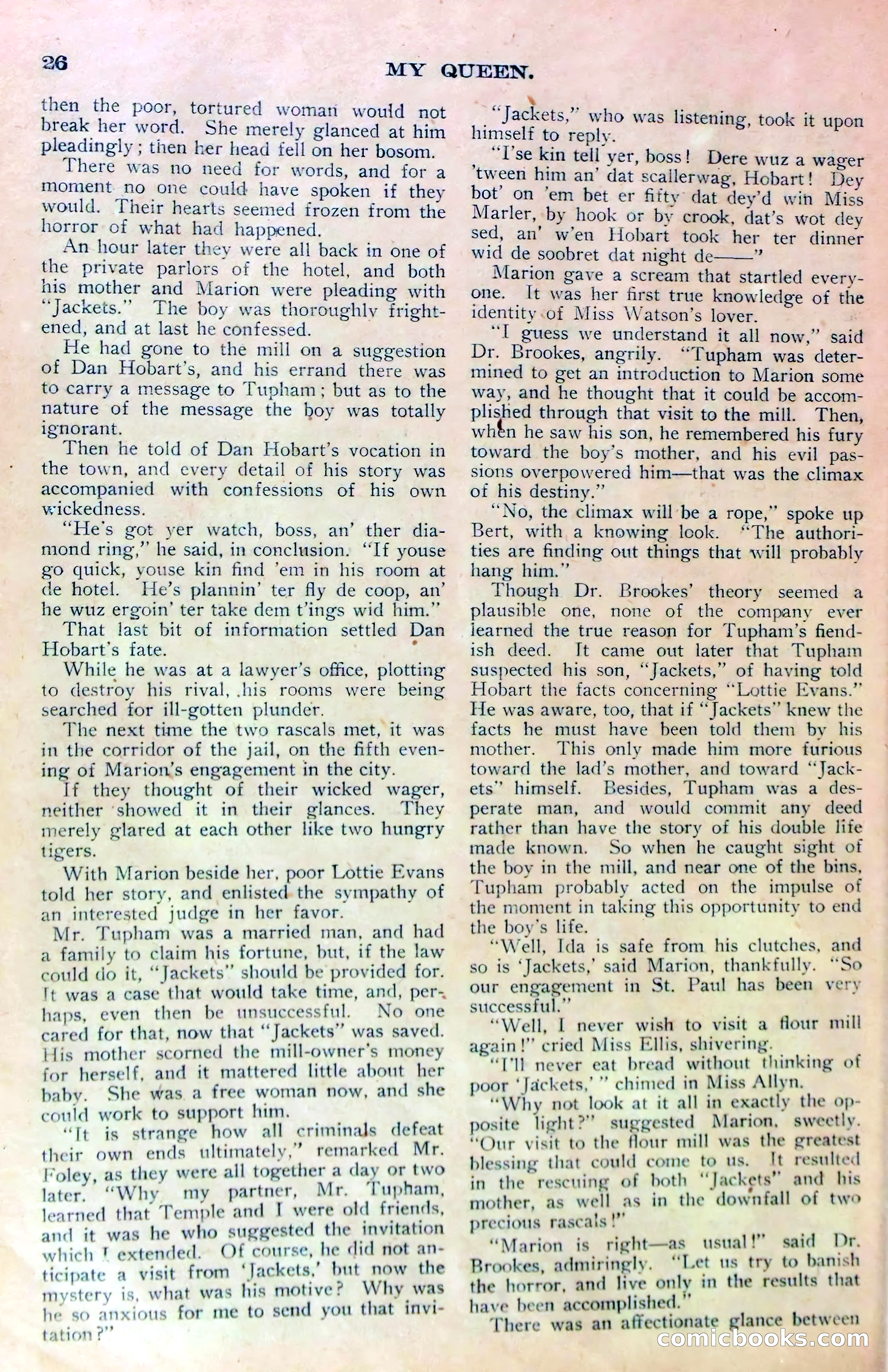 Marion Marlowe in St. Paul, or, The Company's Mascot in a Double Deal — page 28 of 38