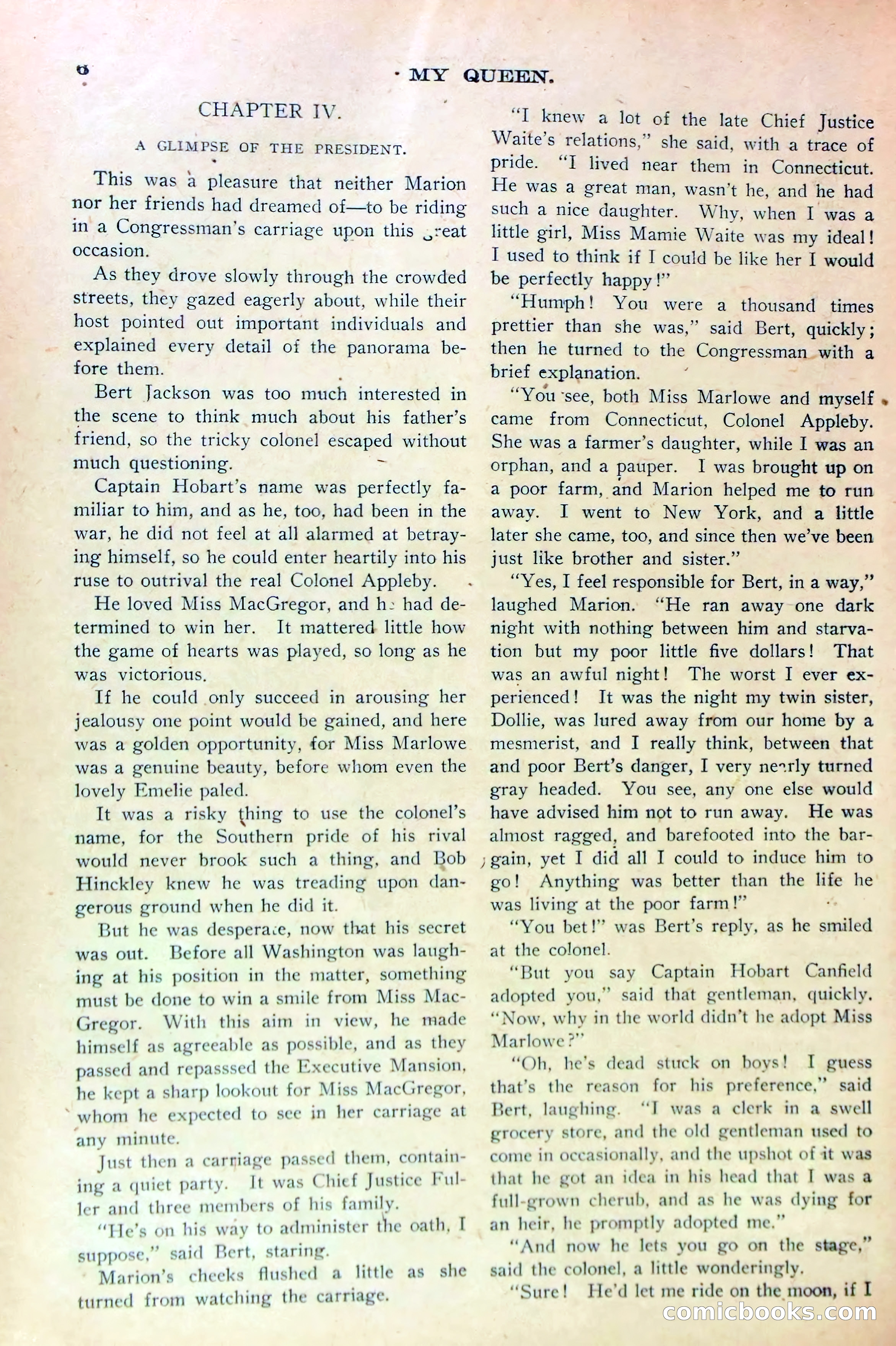 Marion Marlowe in Washington, or, Meeting the President — page 8 of 38