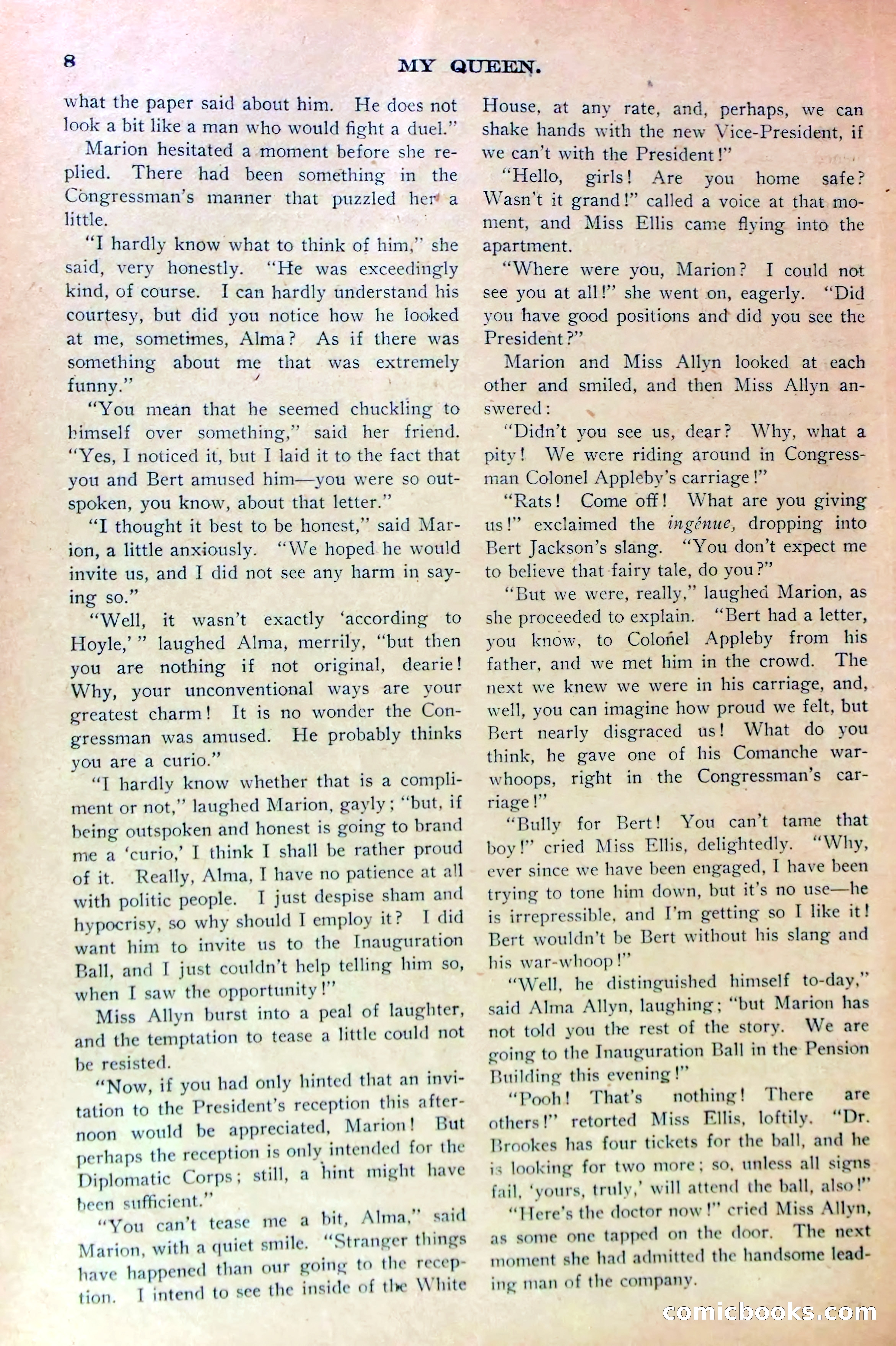 Marion Marlowe in Washington, or, Meeting the President — page 10 of 38
