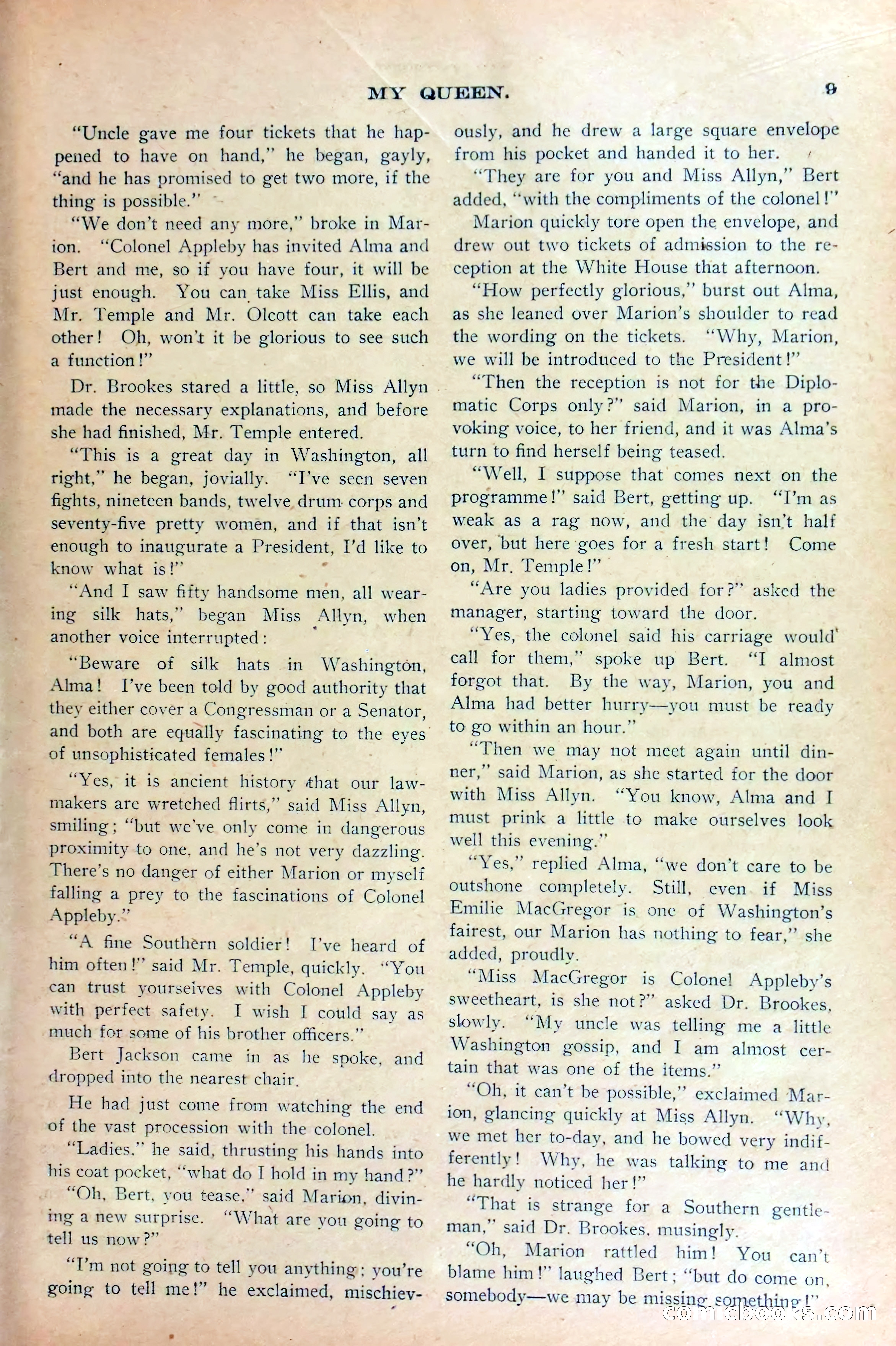 Marion Marlowe in Washington, or, Meeting the President — page 11 of 38