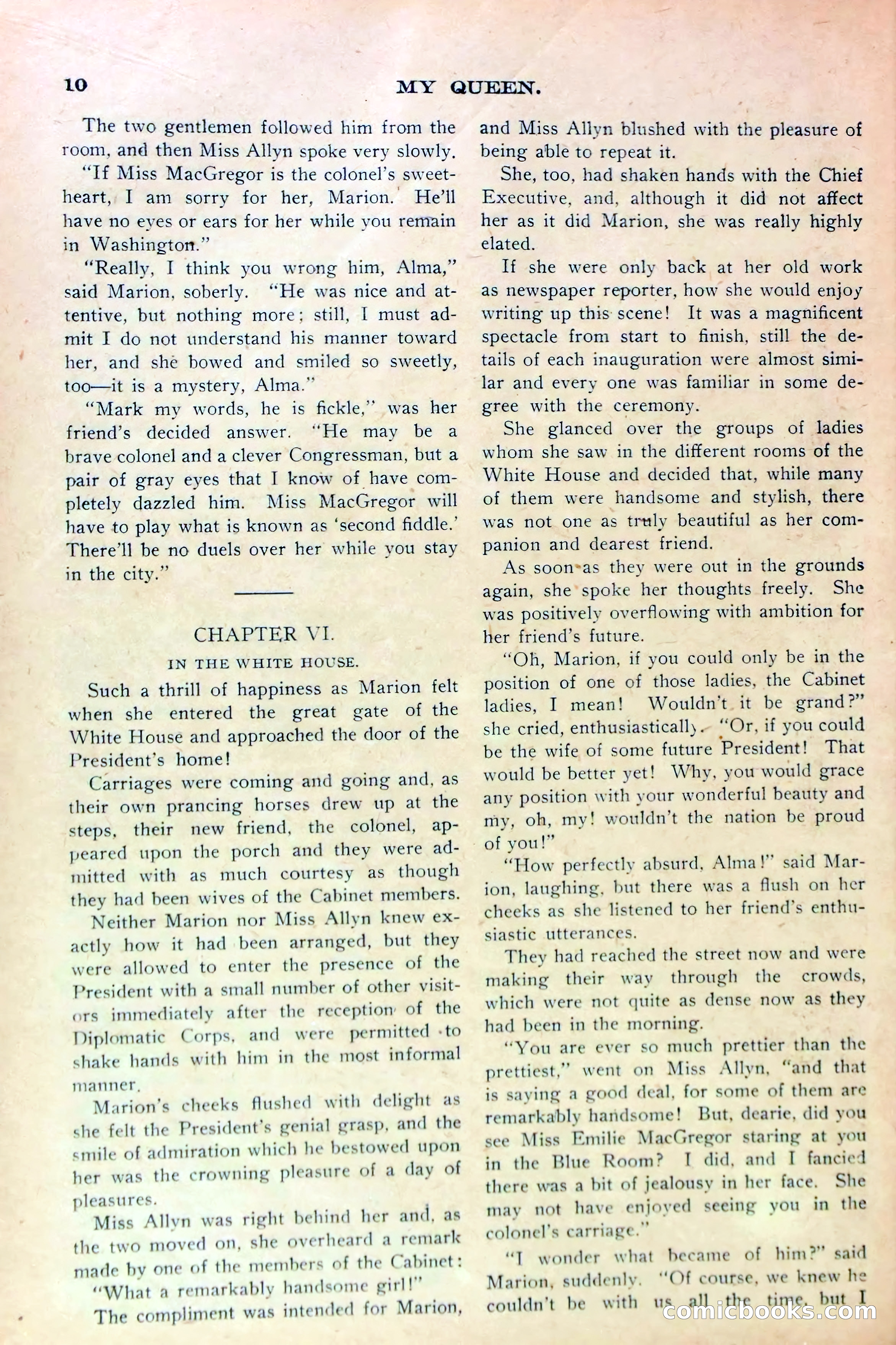Marion Marlowe in Washington, or, Meeting the President — page 12 of 38