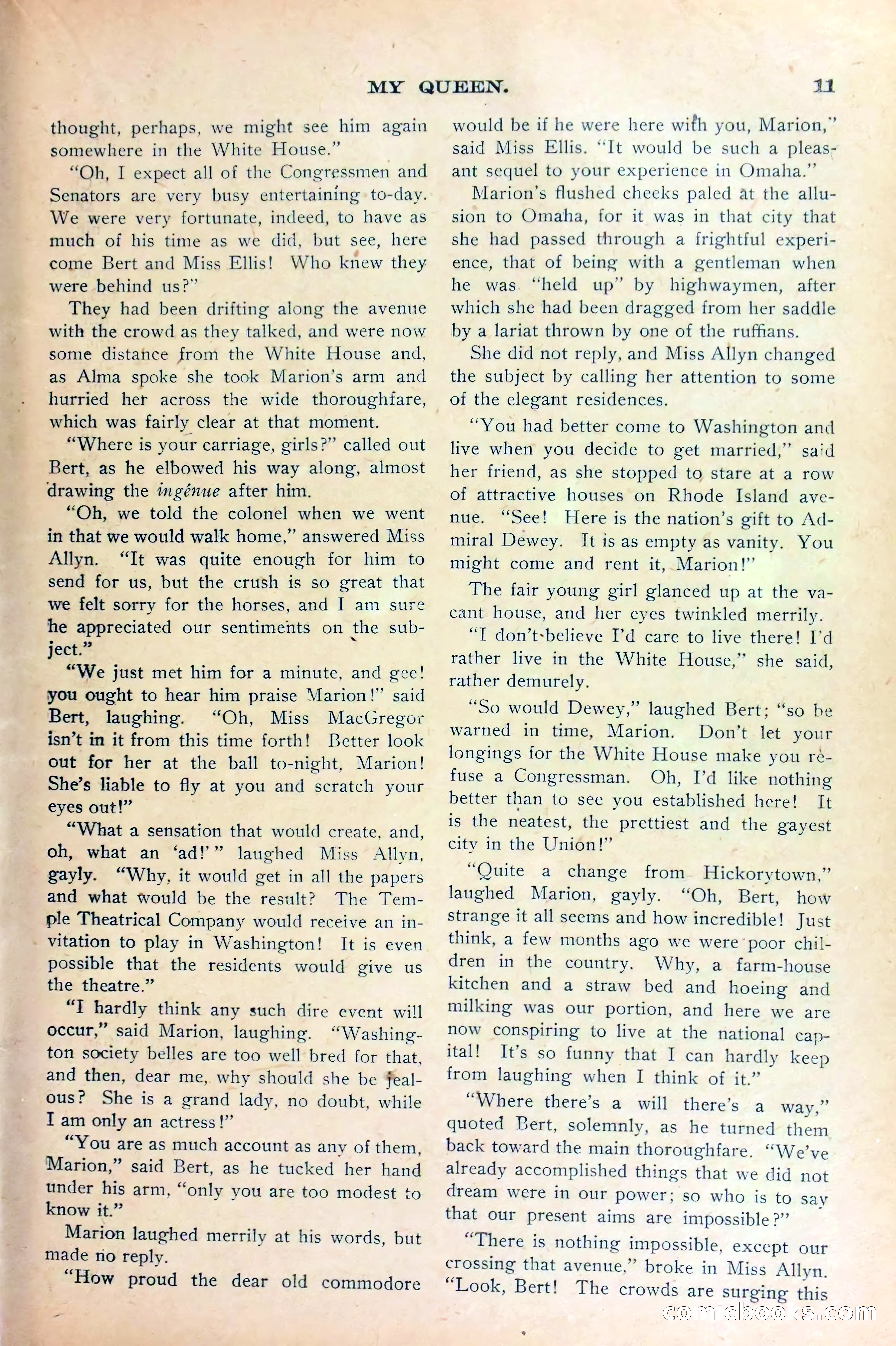 Marion Marlowe in Washington, or, Meeting the President — page 13 of 38