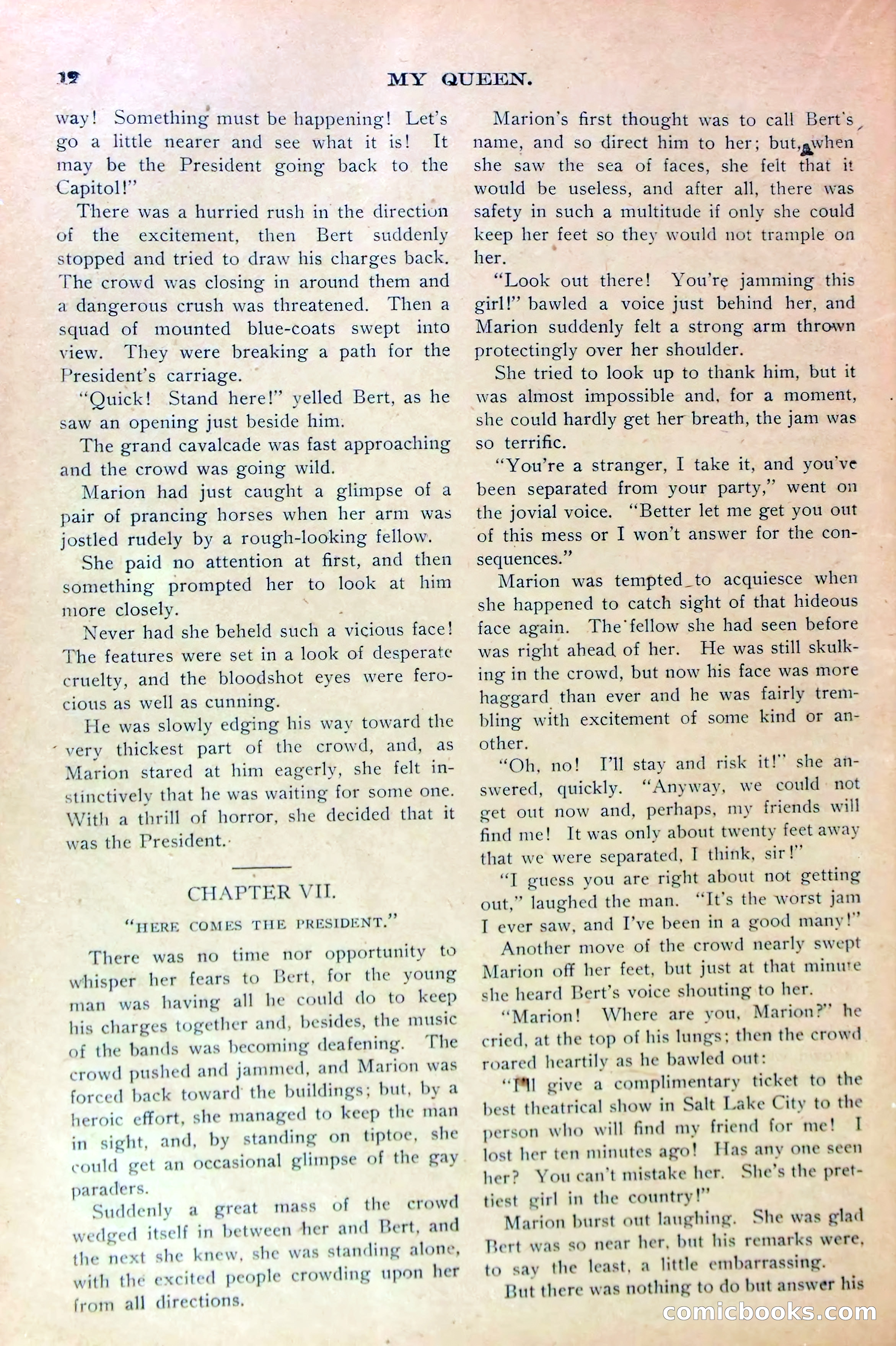 Marion Marlowe in Washington, or, Meeting the President — page 14 of 38