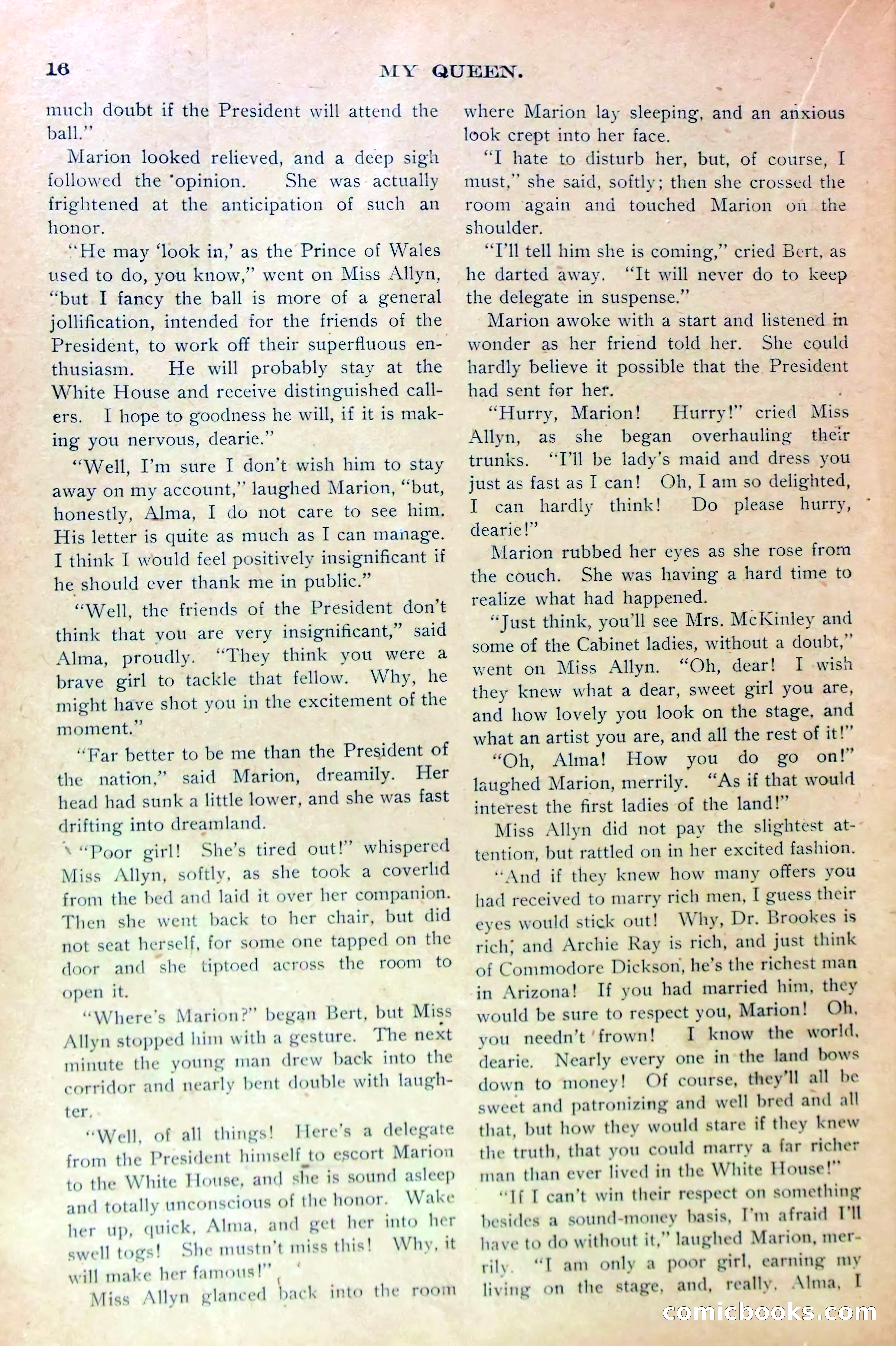 Marion Marlowe in Washington, or, Meeting the President — page 18 of 38