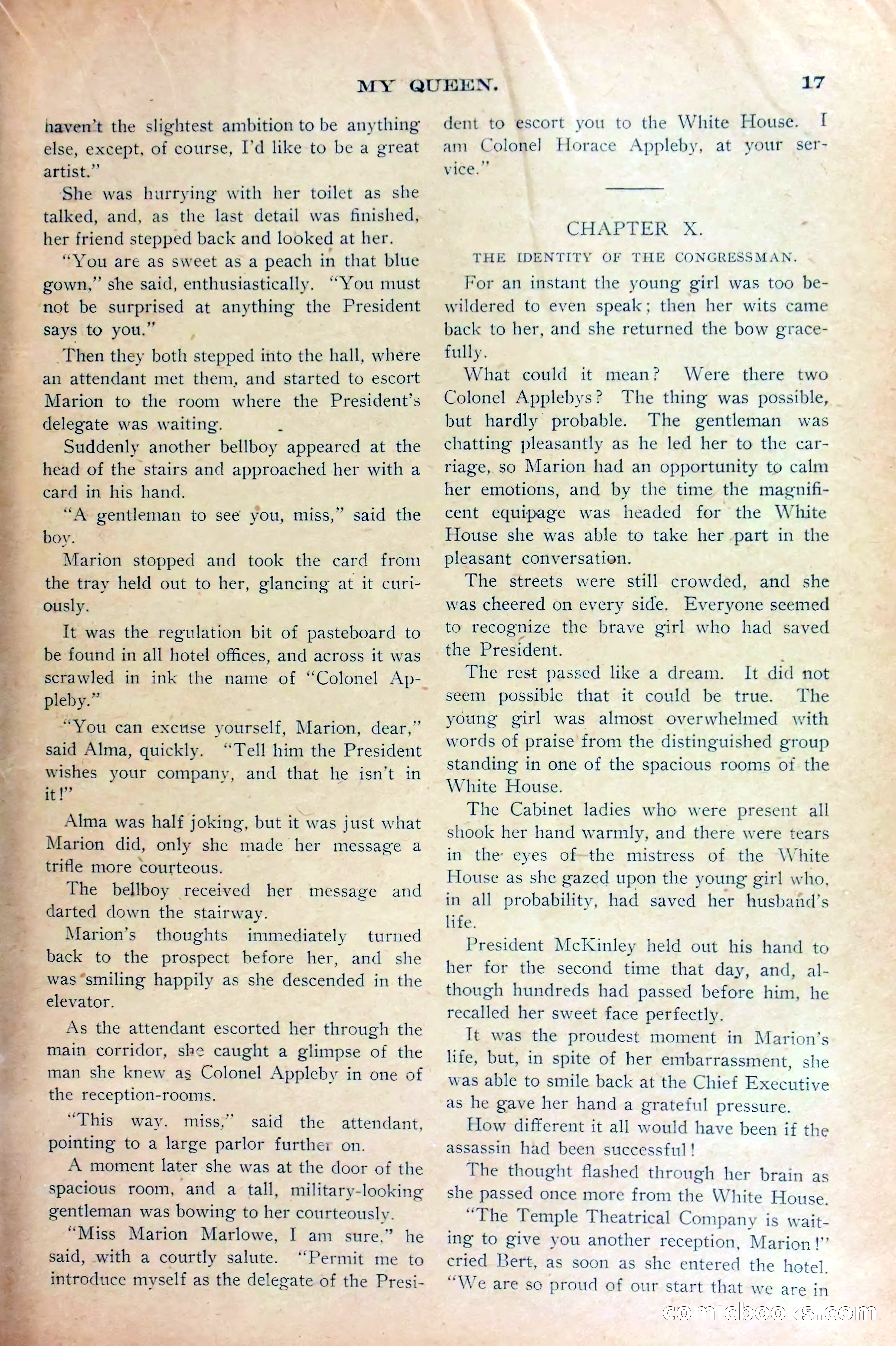 Marion Marlowe in Washington, or, Meeting the President — page 19 of 38