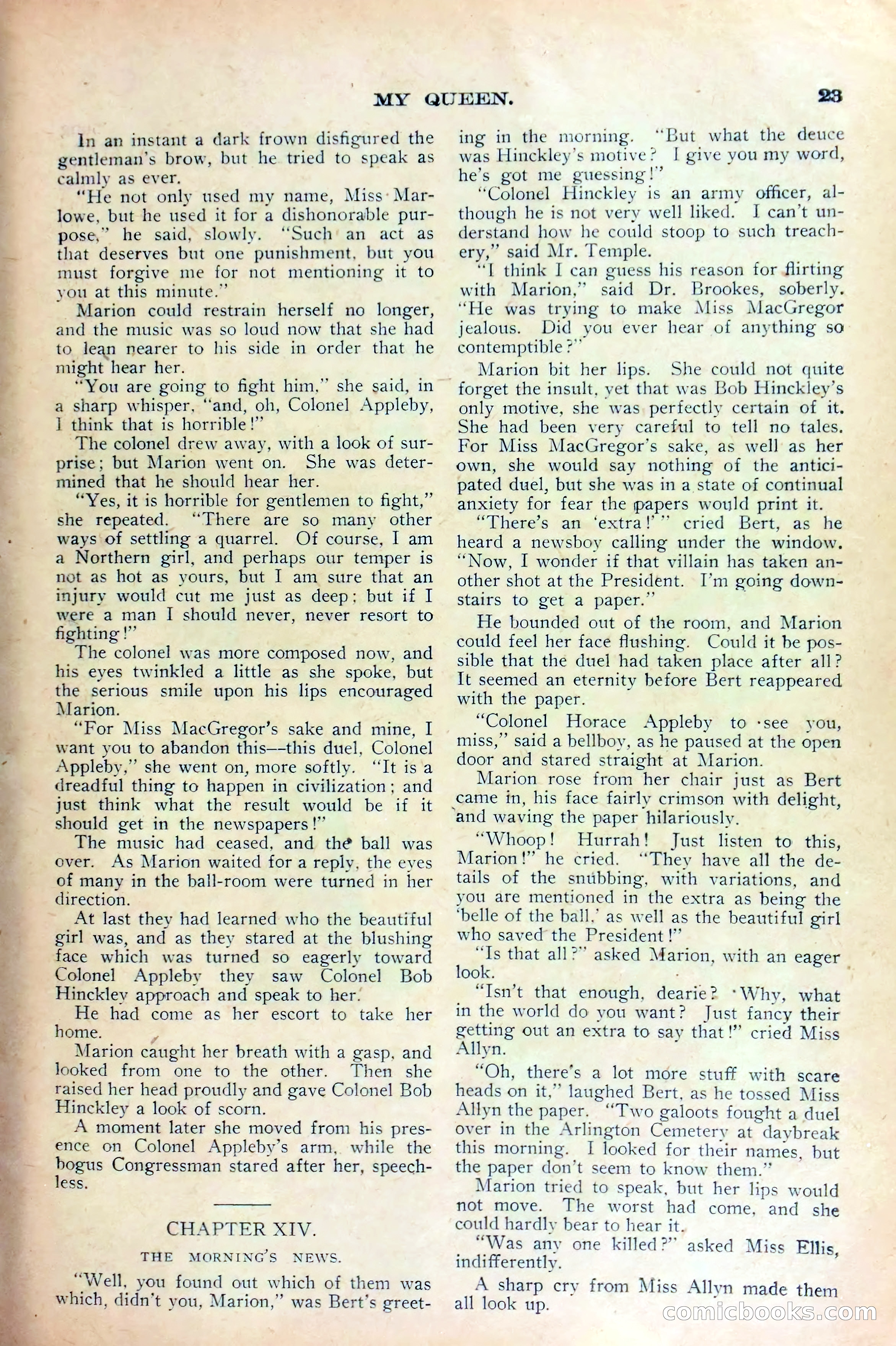 Marion Marlowe in Washington, or, Meeting the President — page 25 of 38