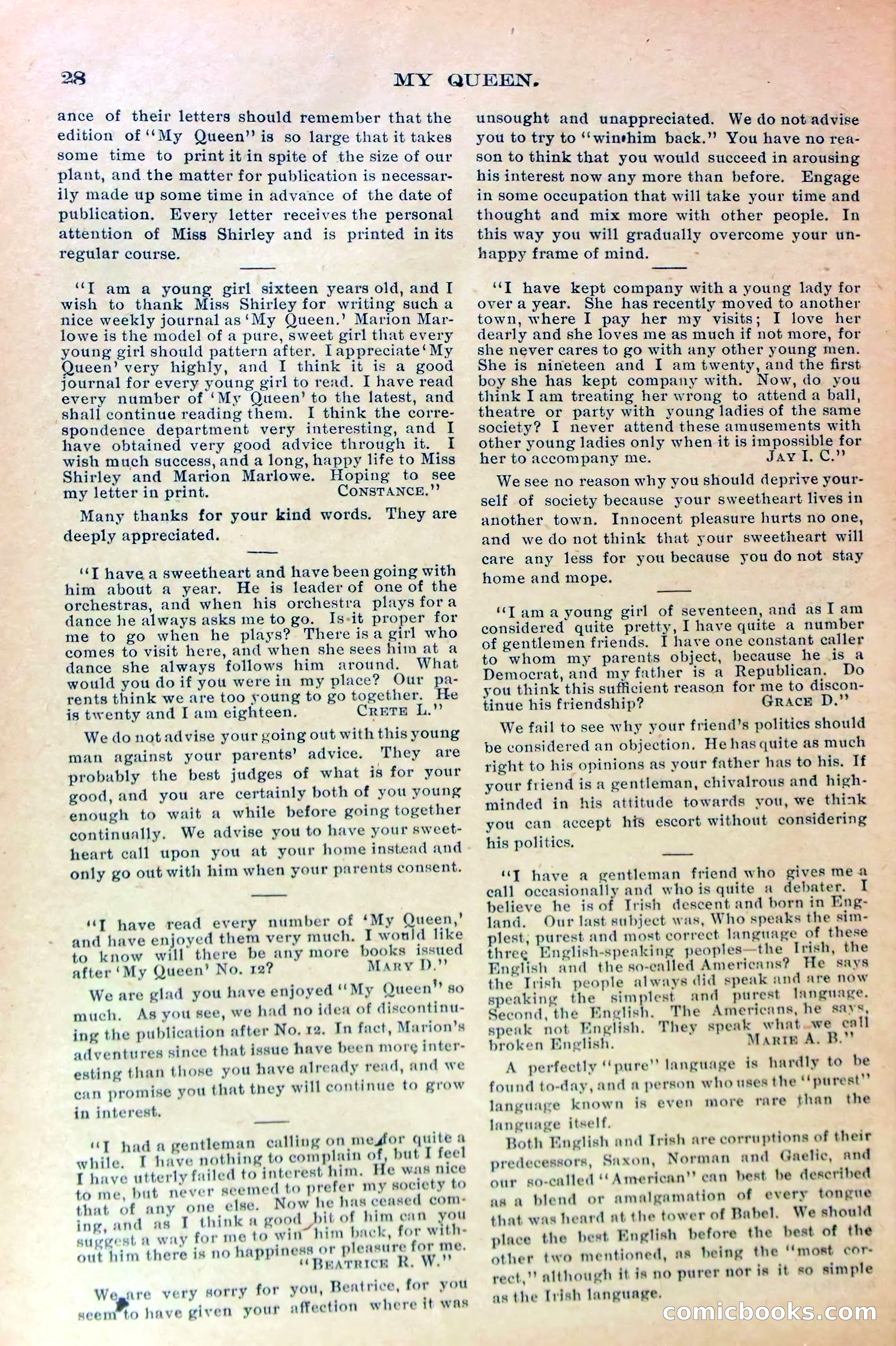 Marion Marlowe in Washington, or, Meeting the President — page 30 of 38