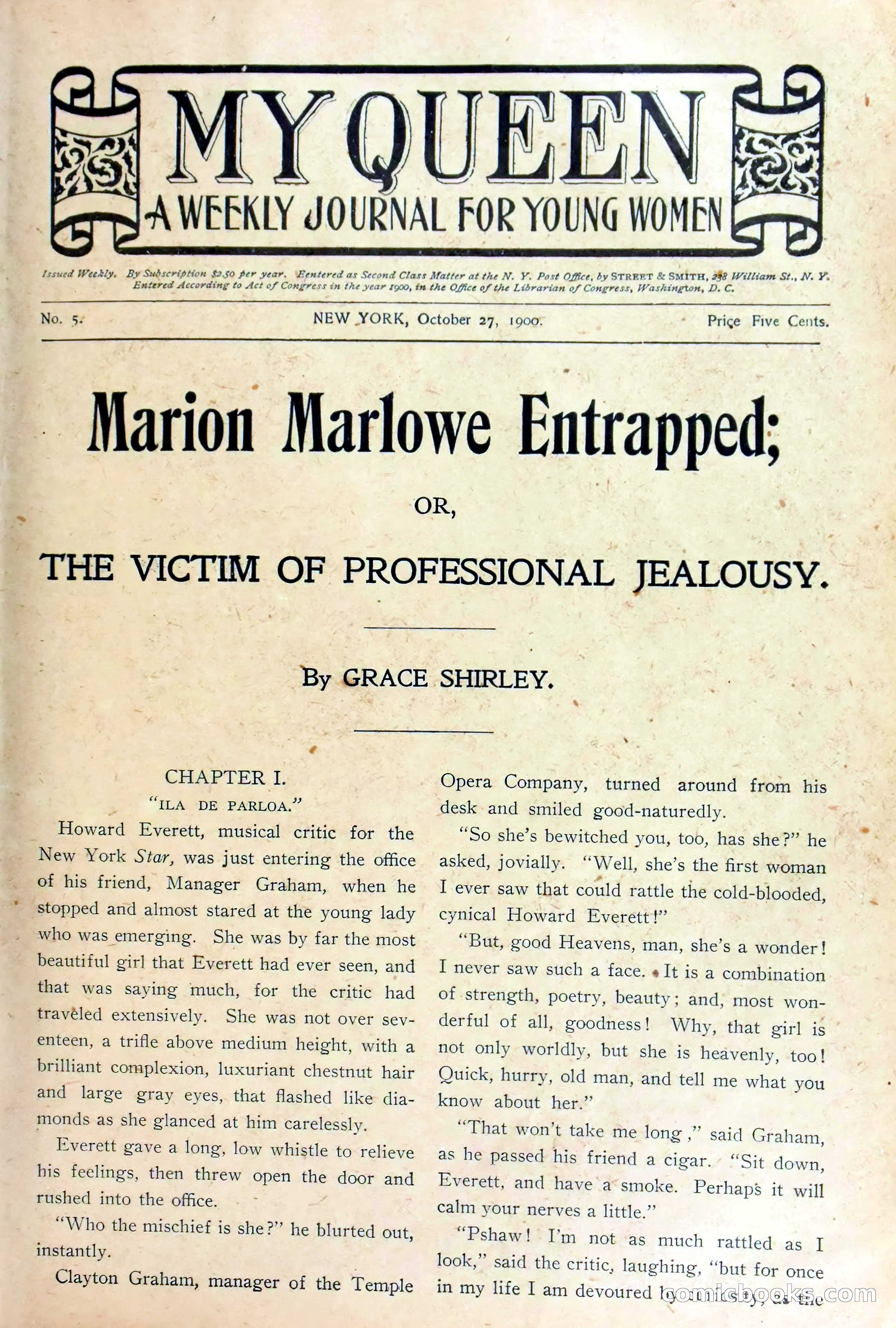 Marion Marlowe Entrapped, or, The Victim of Professional Jealousy — page 3 of 38