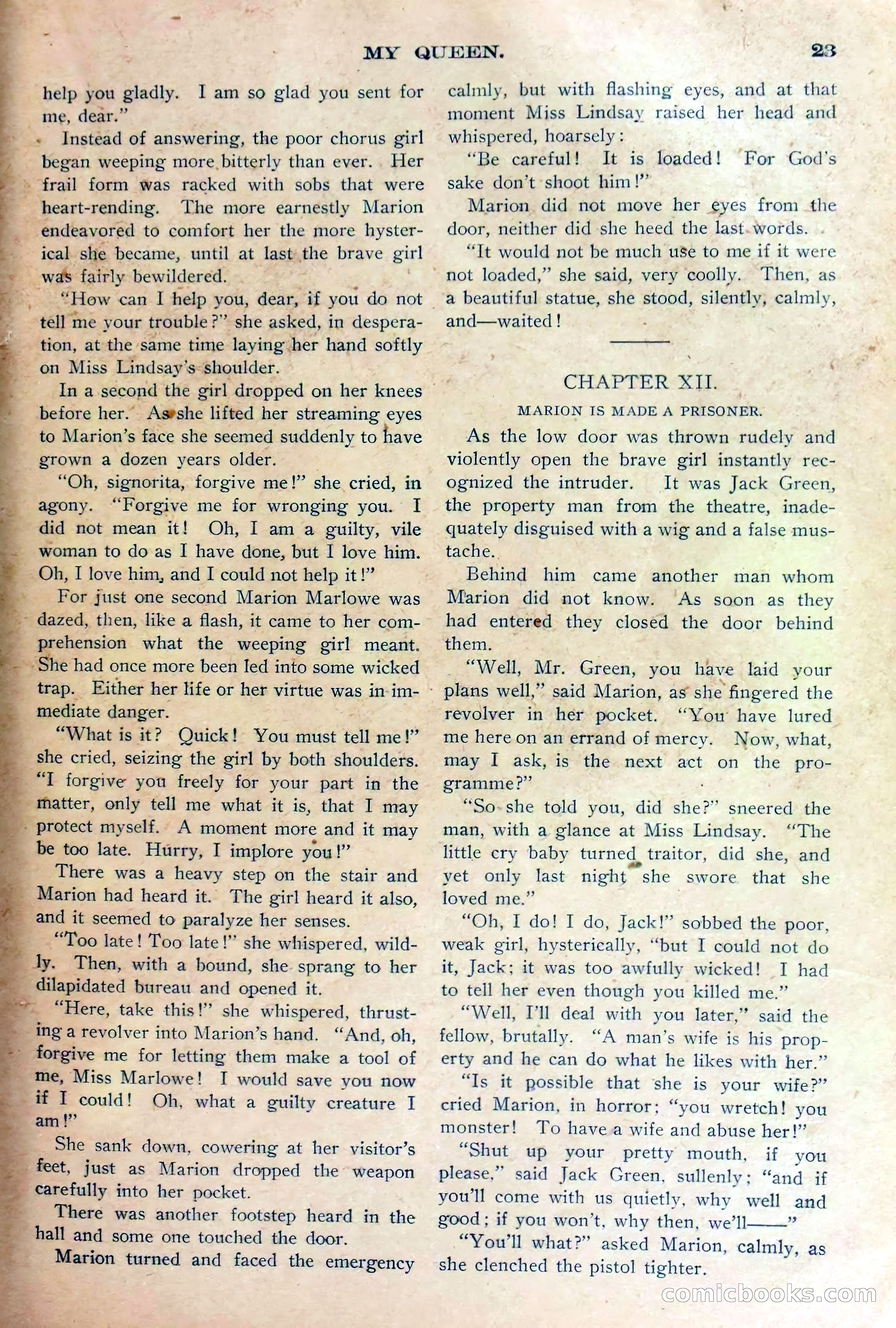 Marion Marlowe Entrapped, or, The Victim of Professional Jealousy — page 25 of 38
