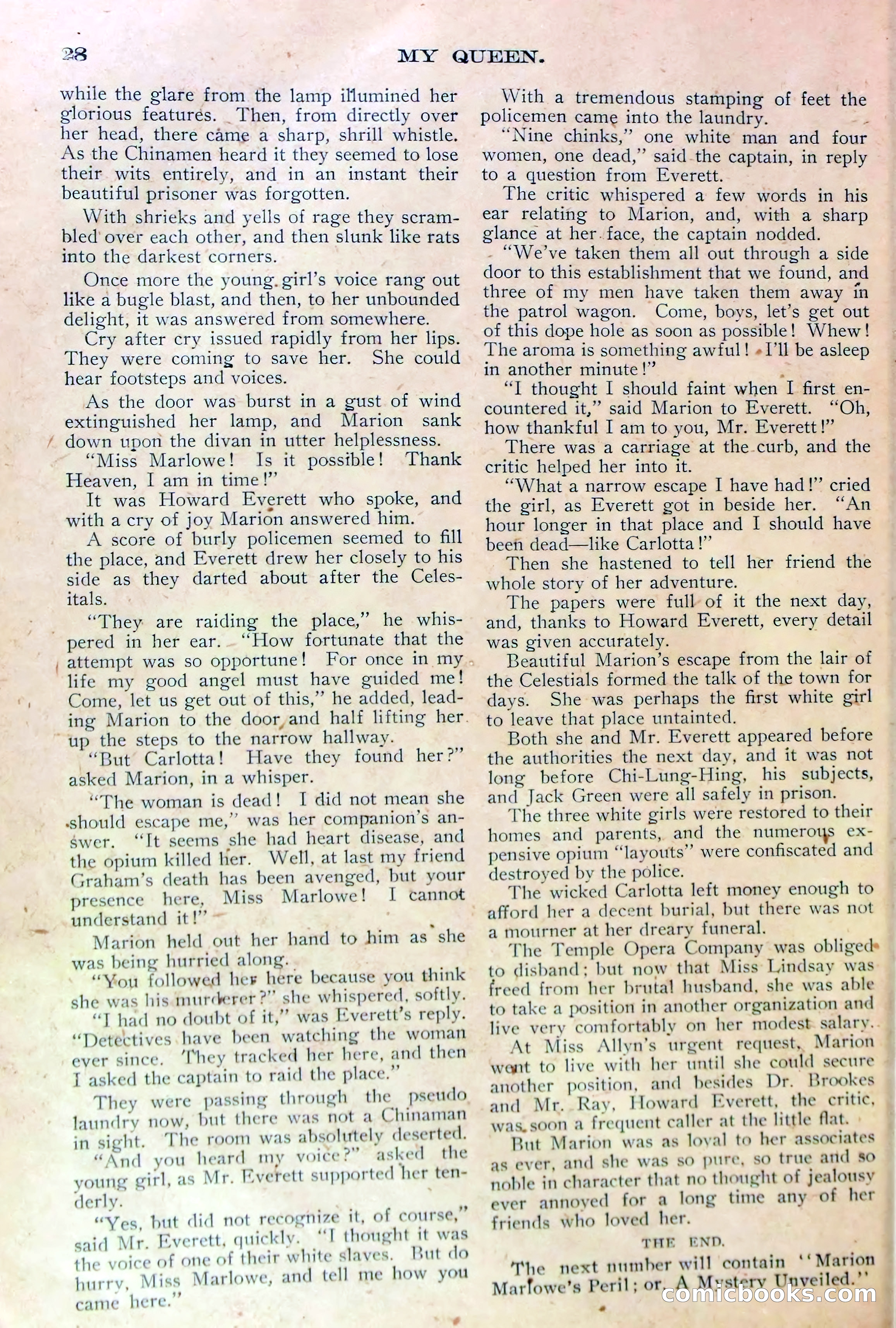 Marion Marlowe Entrapped, or, The Victim of Professional Jealousy — page 30 of 38