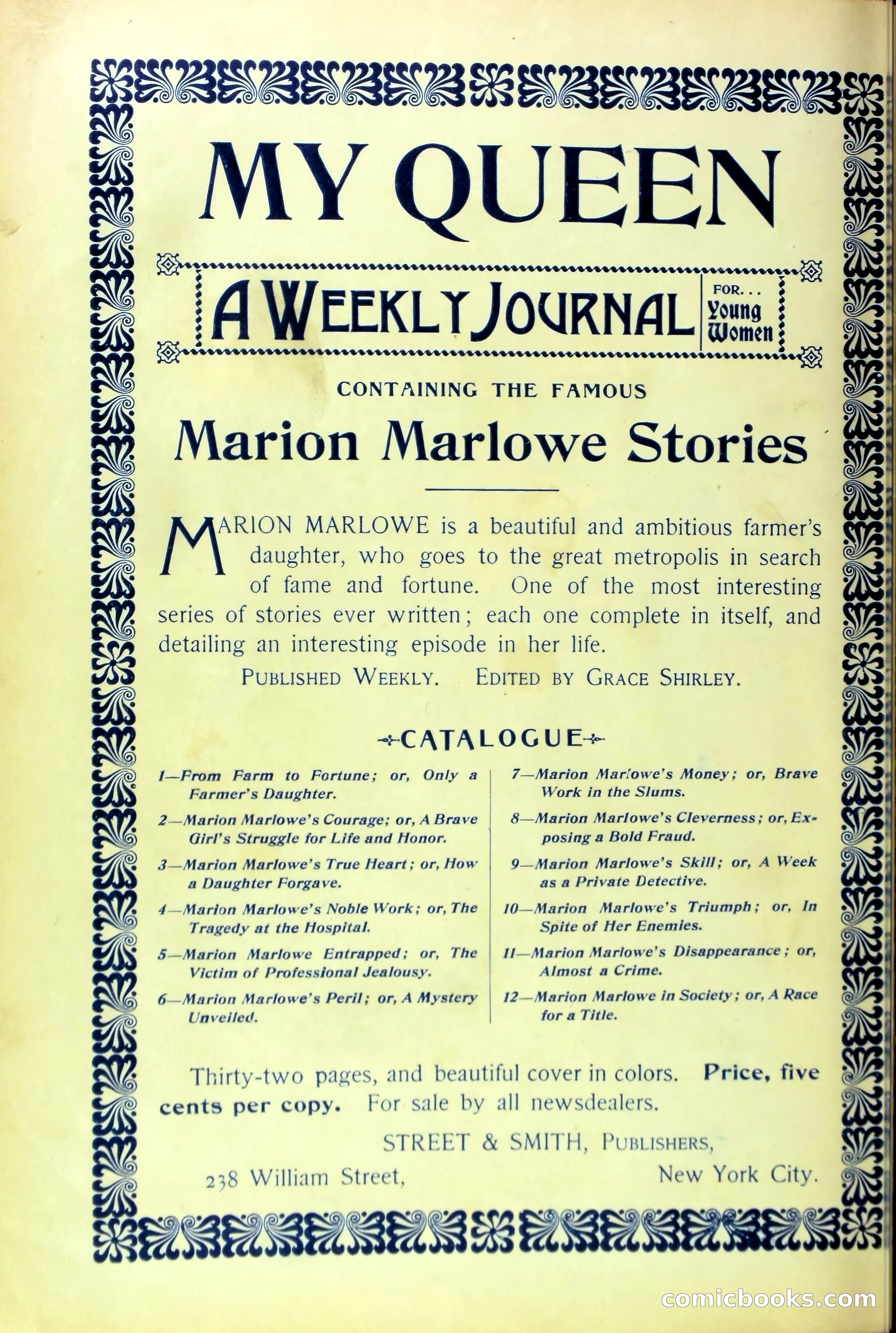 Marion Marlowe Entrapped, or, The Victim of Professional Jealousy — page 36 of 38