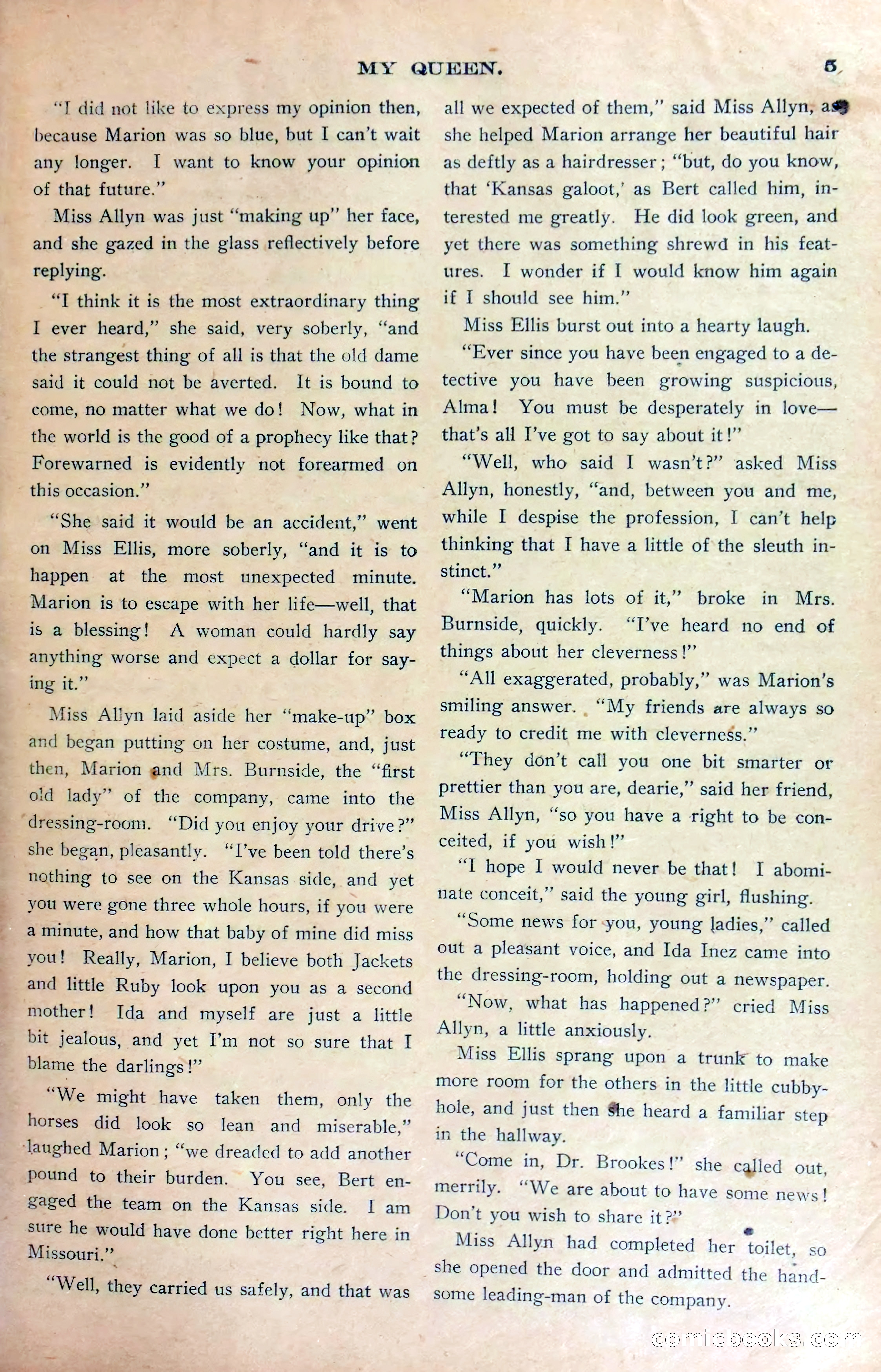 Marion Marlowe on the Prairie, or, A Thrilling Ride Across Kansas — page 7 of 38