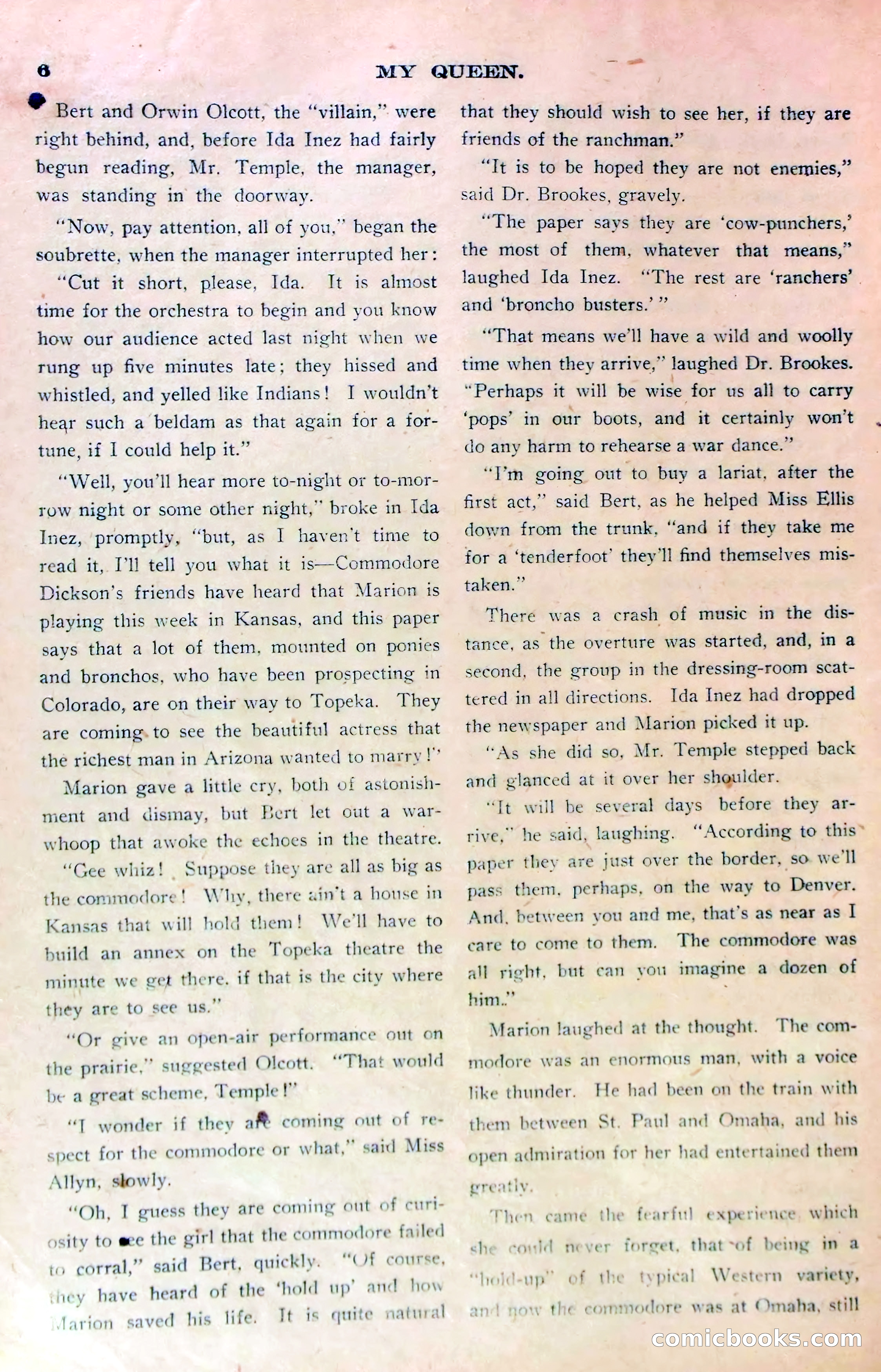 Marion Marlowe on the Prairie, or, A Thrilling Ride Across Kansas — page 8 of 38
