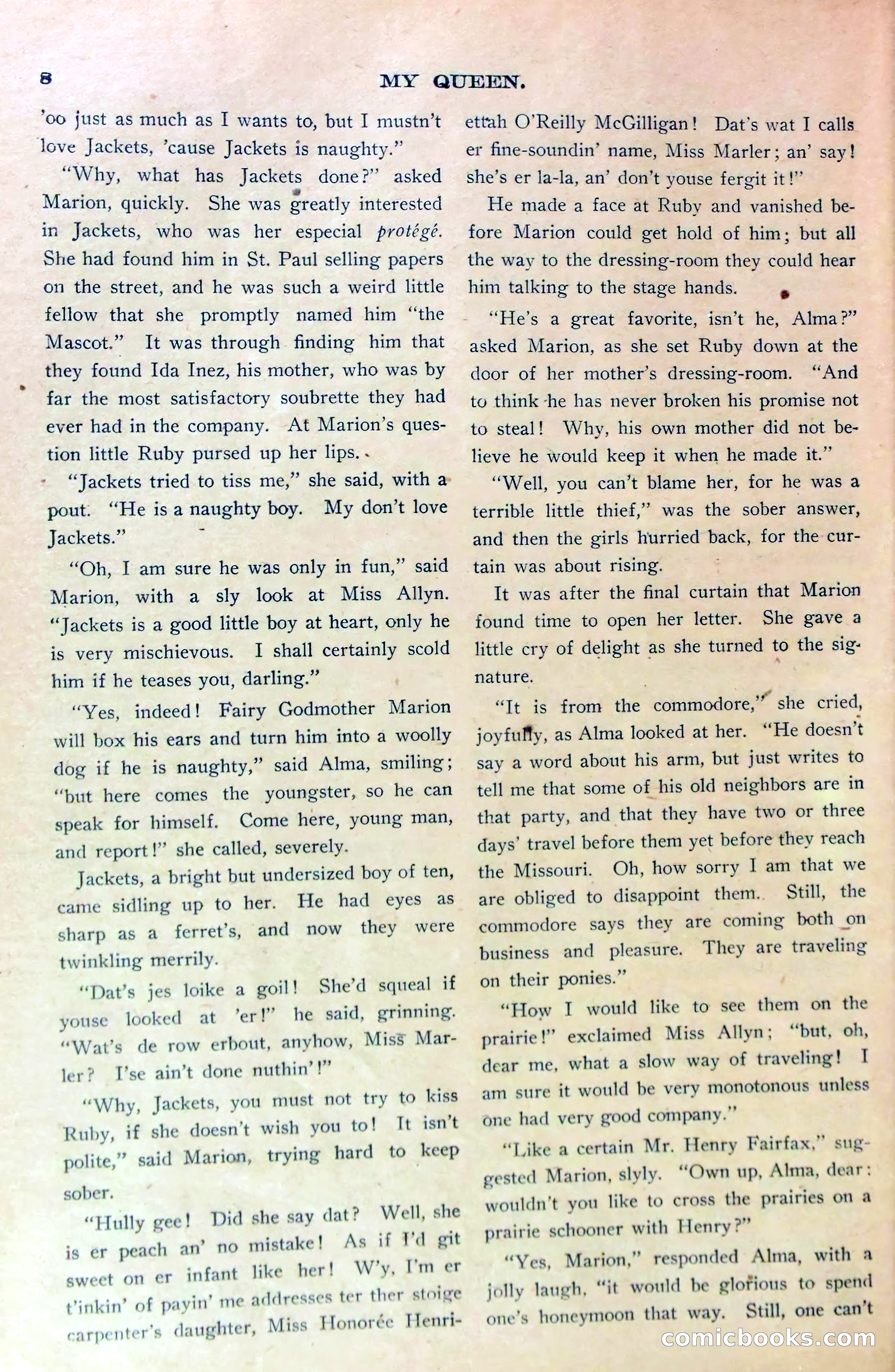 Marion Marlowe on the Prairie, or, A Thrilling Ride Across Kansas — page 10 of 38