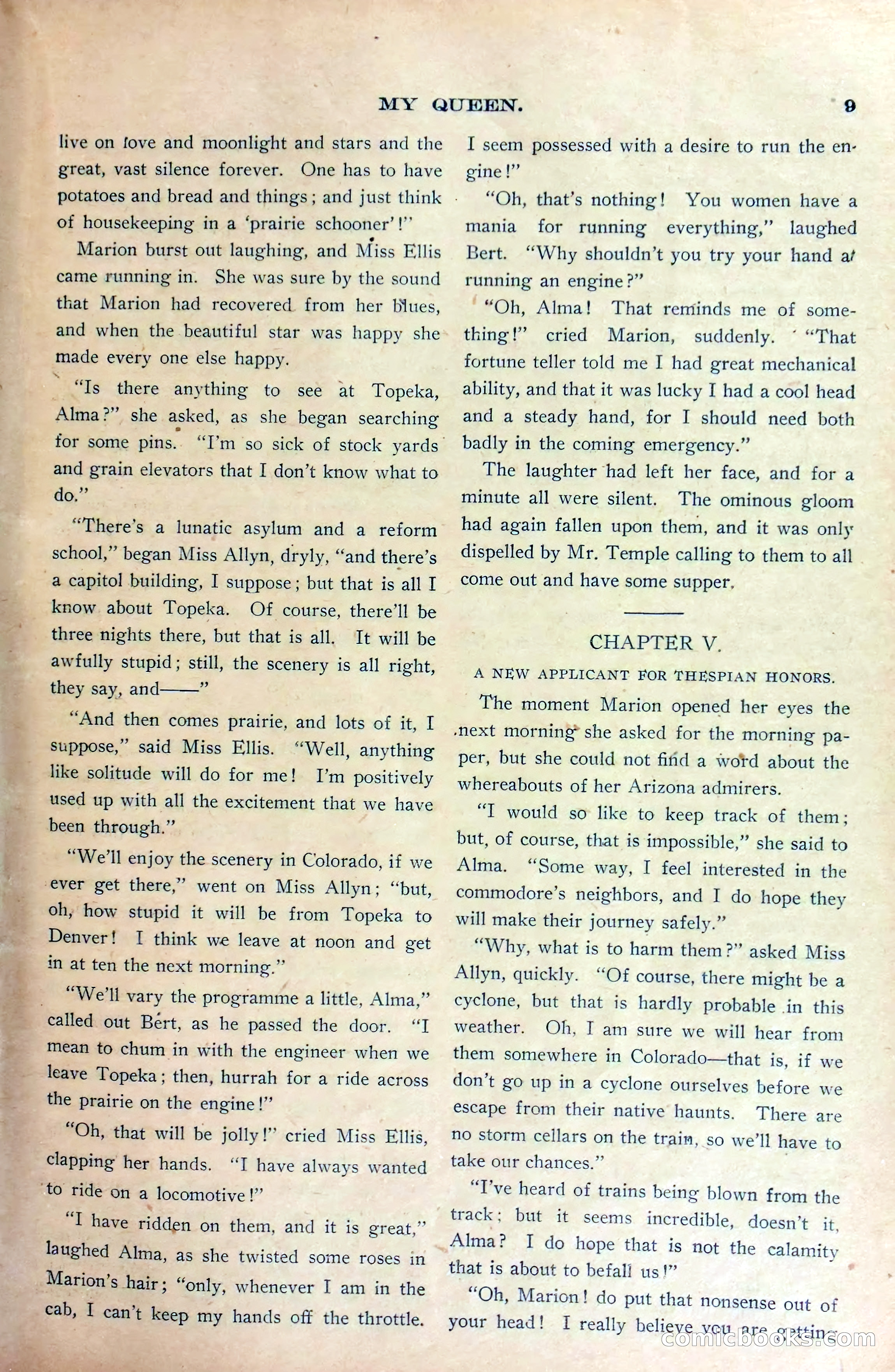 Marion Marlowe on the Prairie, or, A Thrilling Ride Across Kansas — page 11 of 38
