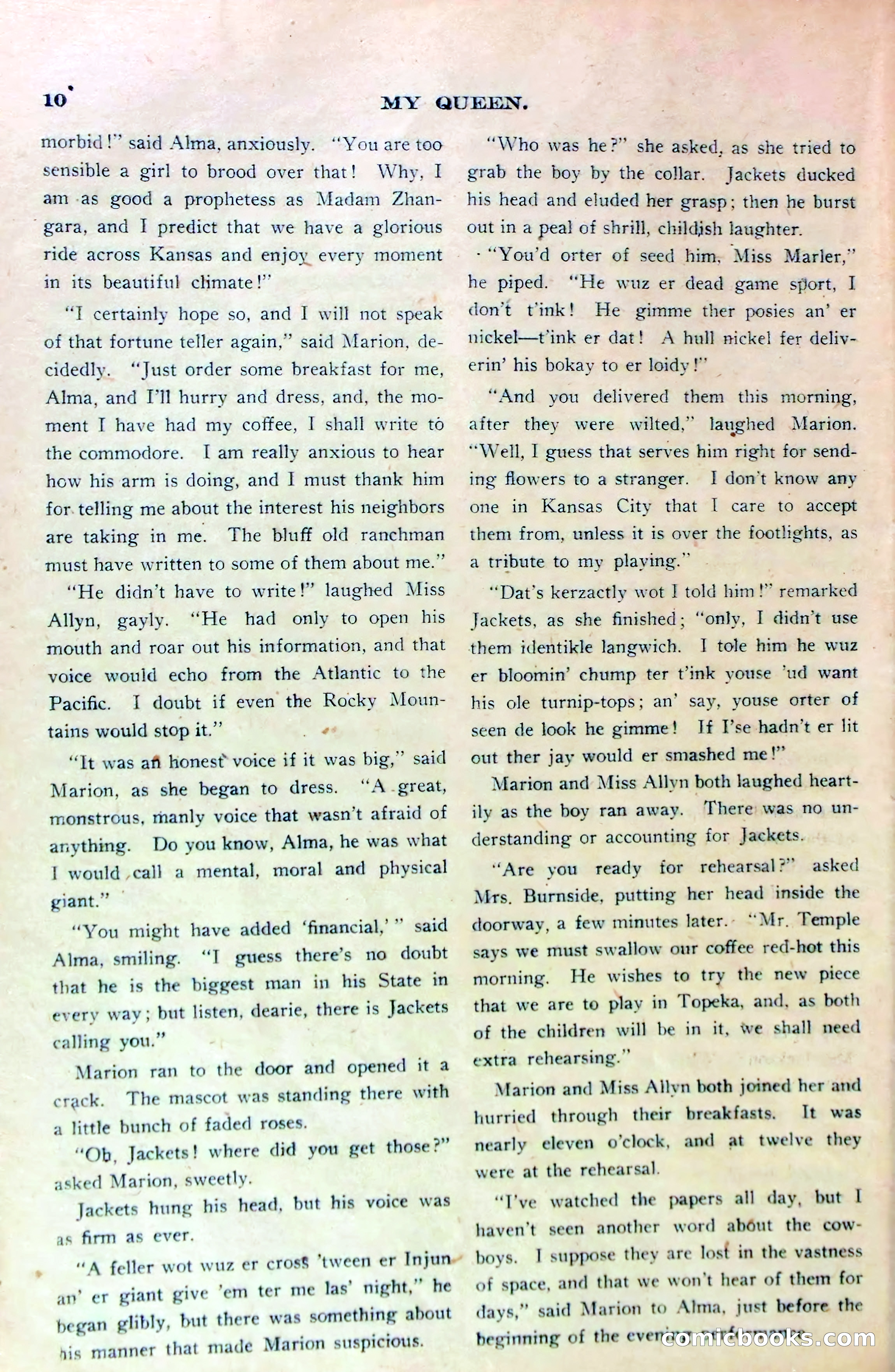 Marion Marlowe on the Prairie, or, A Thrilling Ride Across Kansas — page 12 of 38