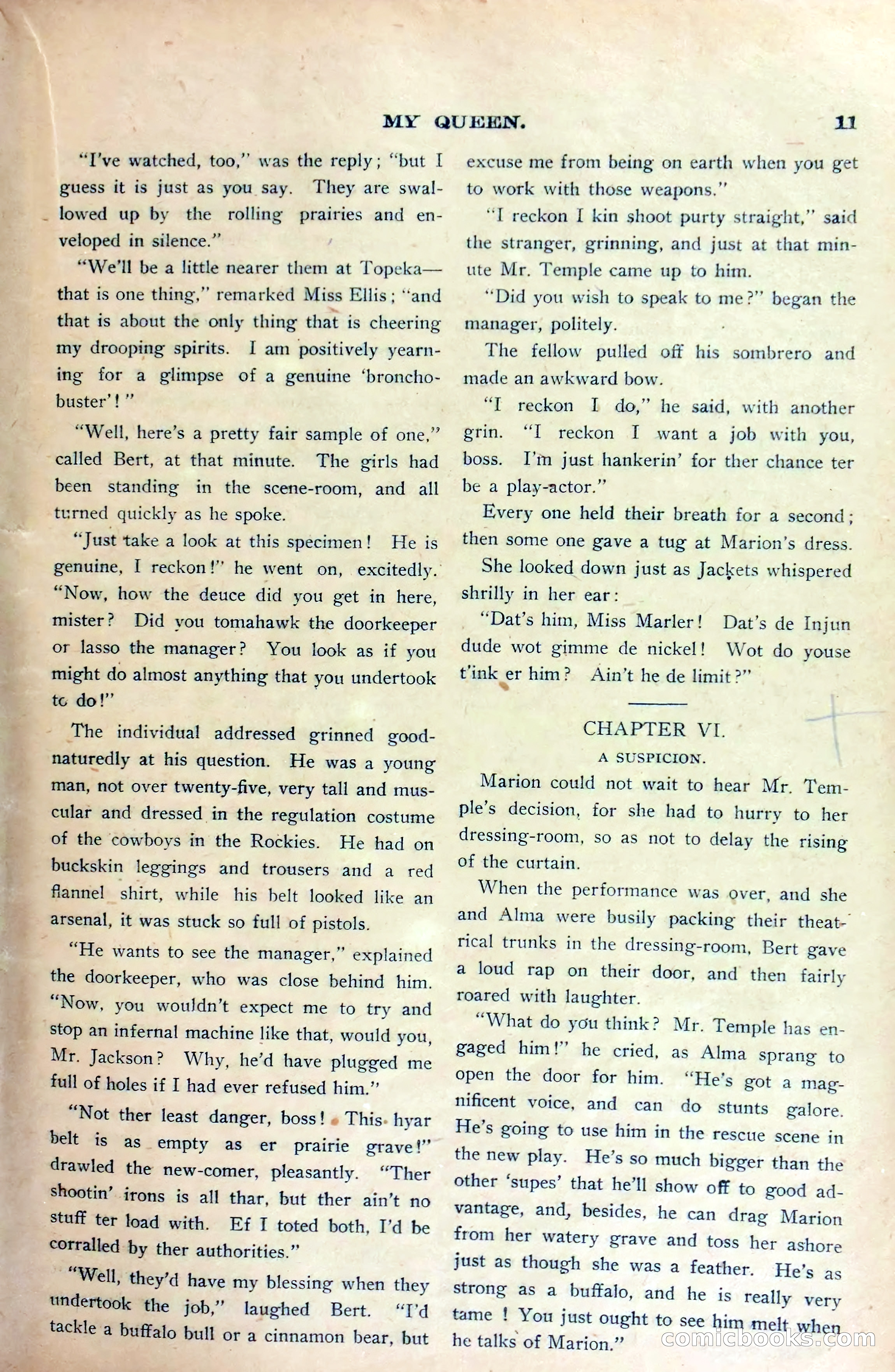 Marion Marlowe on the Prairie, or, A Thrilling Ride Across Kansas — page 13 of 38
