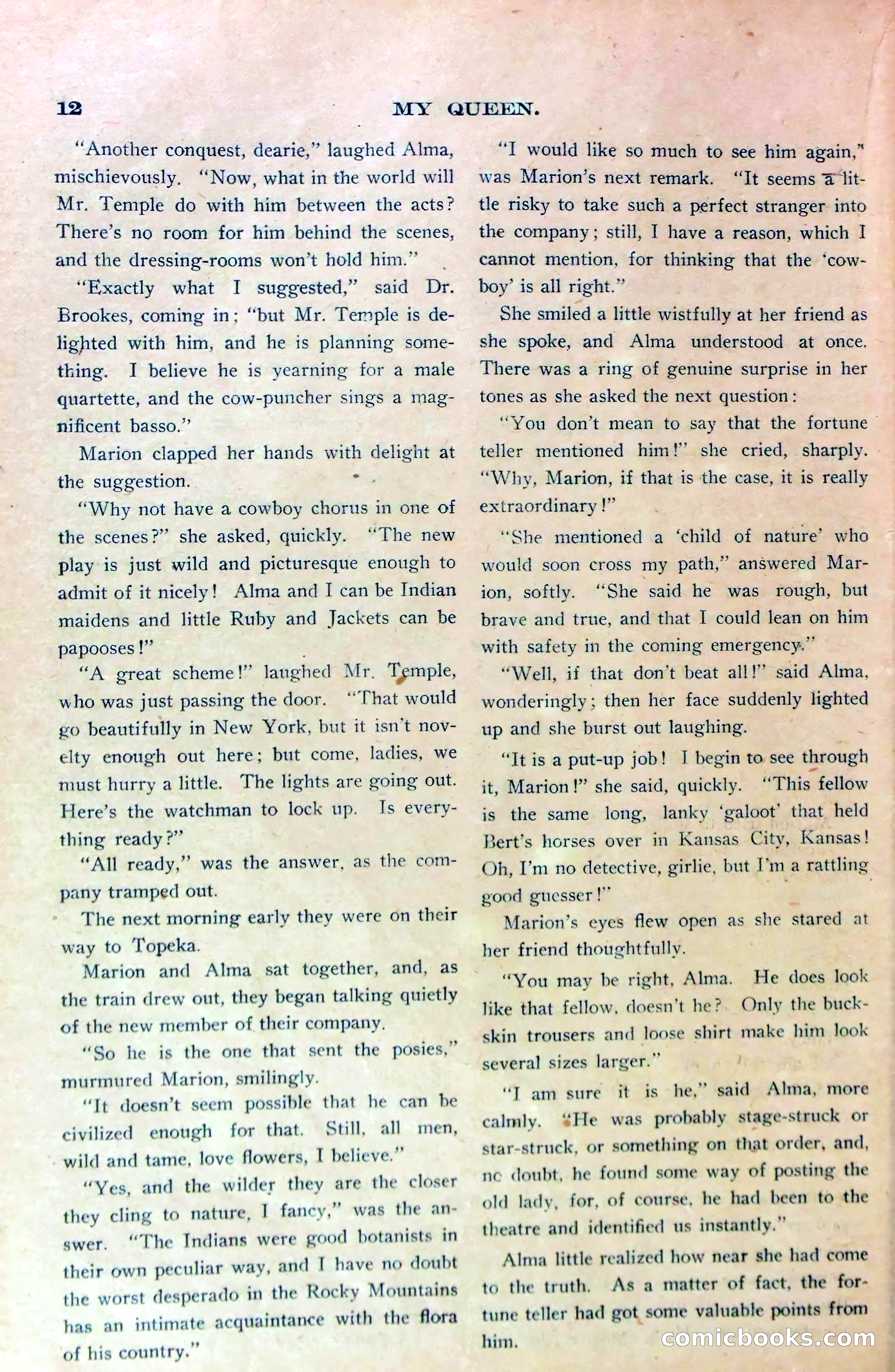 Marion Marlowe on the Prairie, or, A Thrilling Ride Across Kansas — page 14 of 38