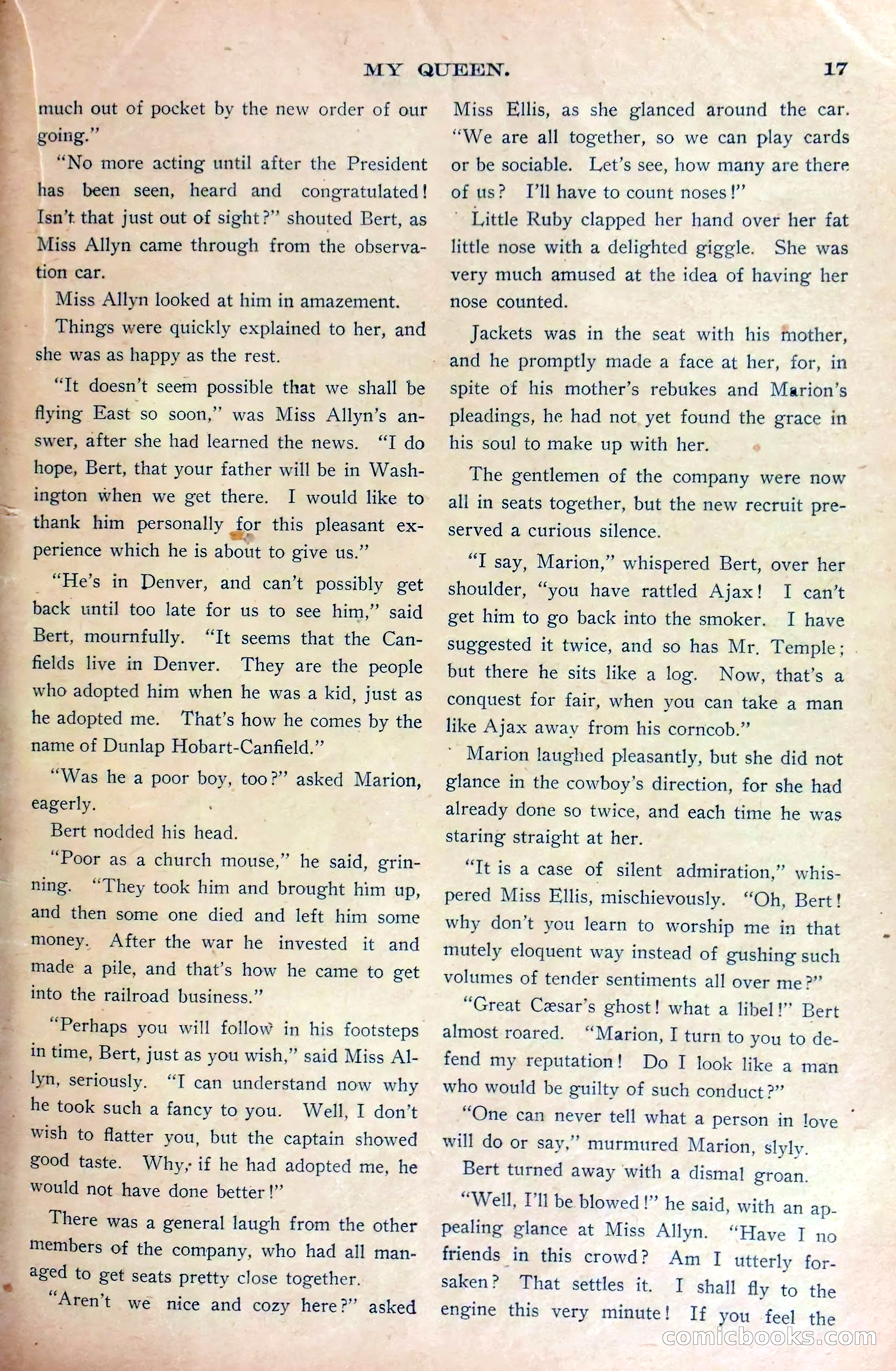 Marion Marlowe on the Prairie, or, A Thrilling Ride Across Kansas — page 19 of 38