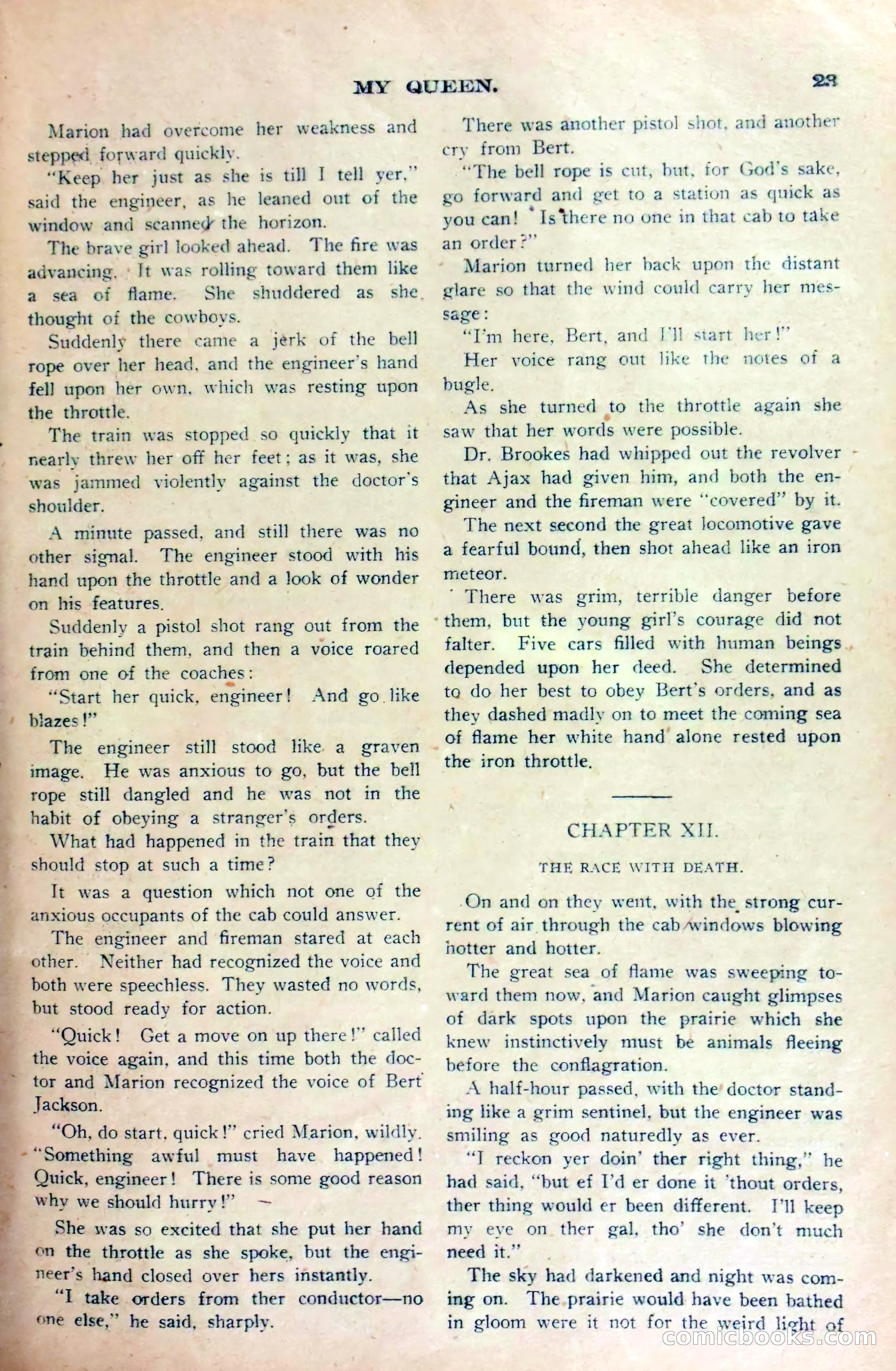 Marion Marlowe on the Prairie, or, A Thrilling Ride Across Kansas — page 25 of 38