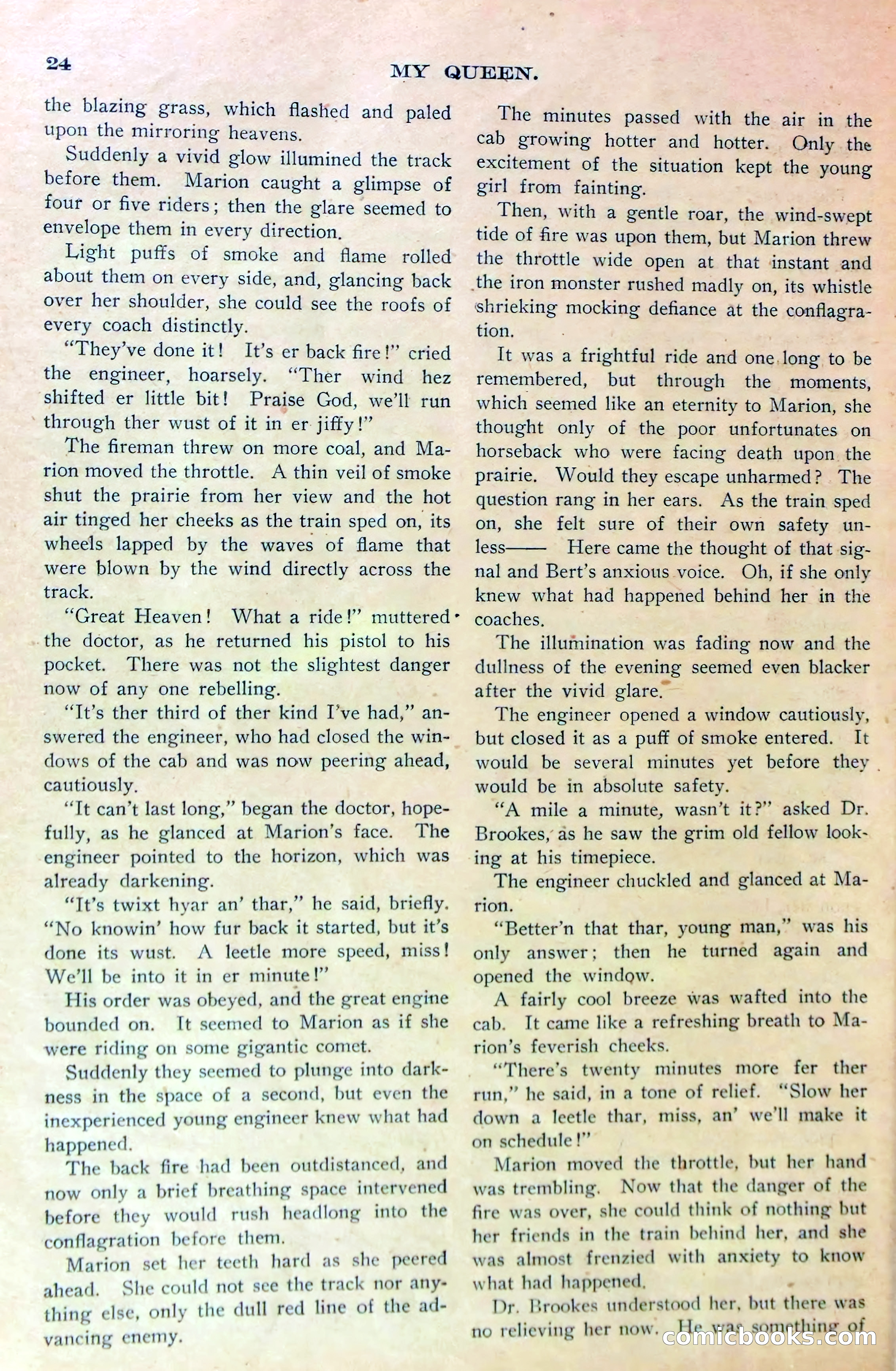 Marion Marlowe on the Prairie, or, A Thrilling Ride Across Kansas — page 26 of 38