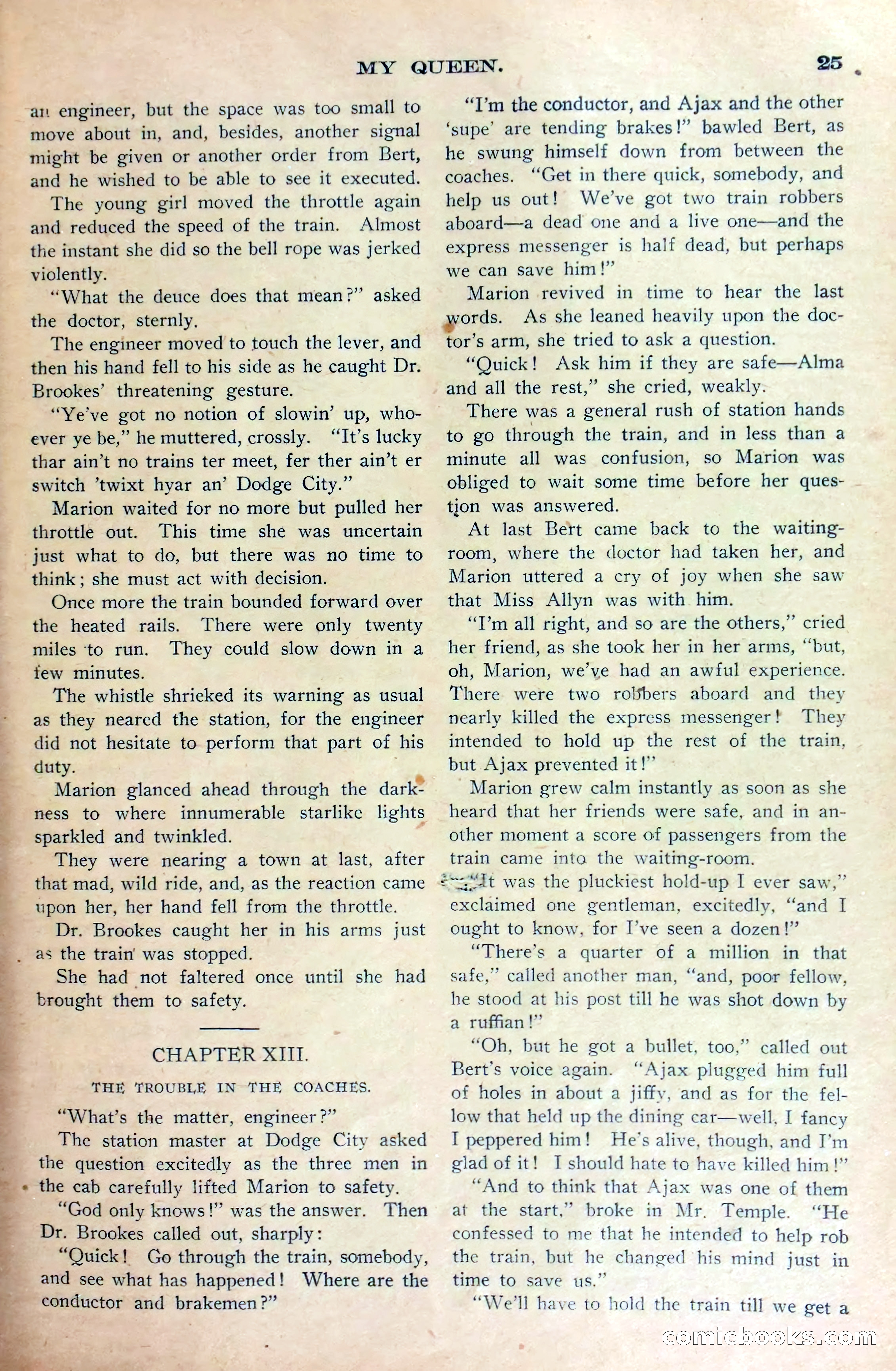 Marion Marlowe on the Prairie, or, A Thrilling Ride Across Kansas — page 27 of 38