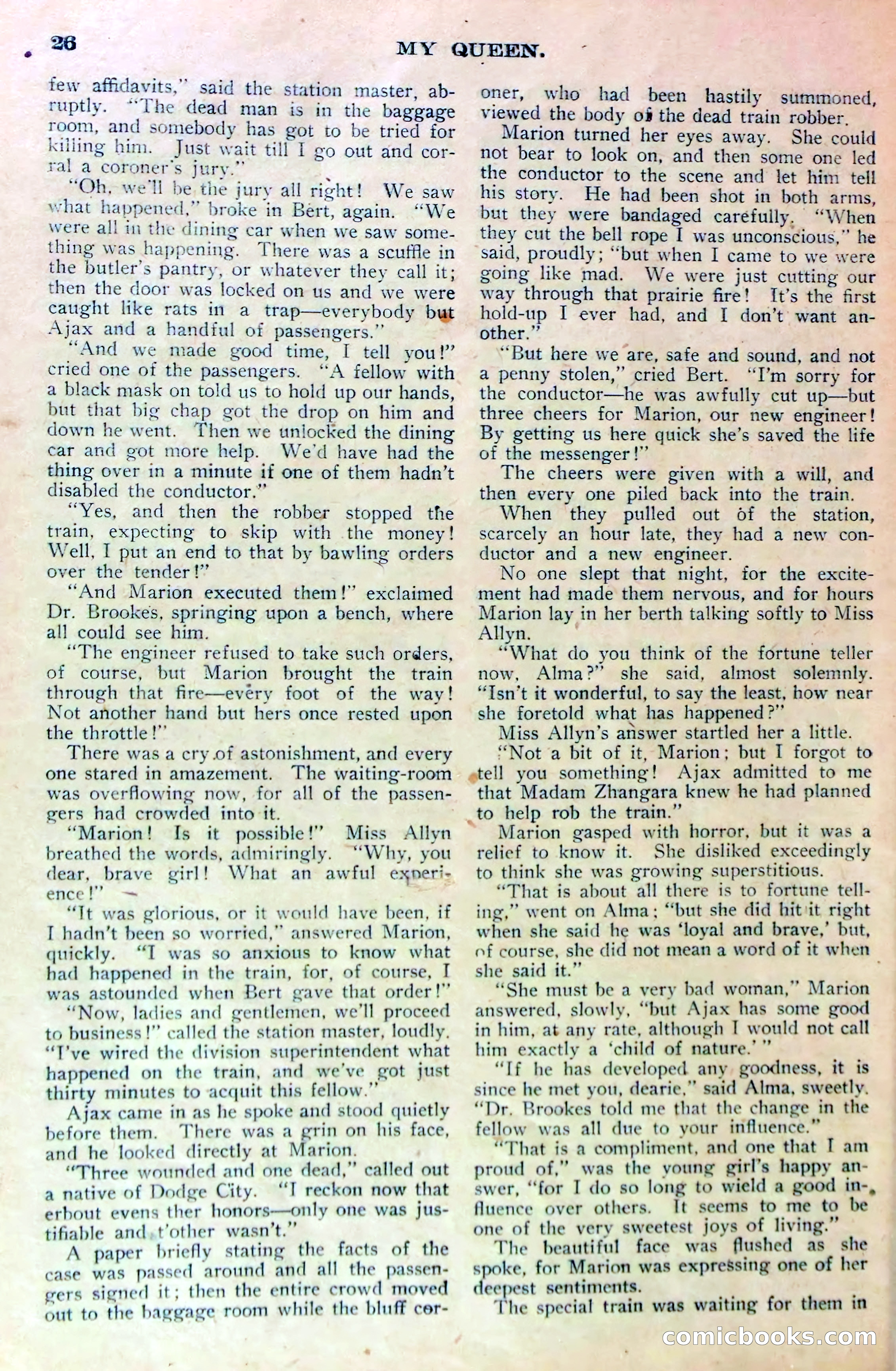 Marion Marlowe on the Prairie, or, A Thrilling Ride Across Kansas — page 28 of 38