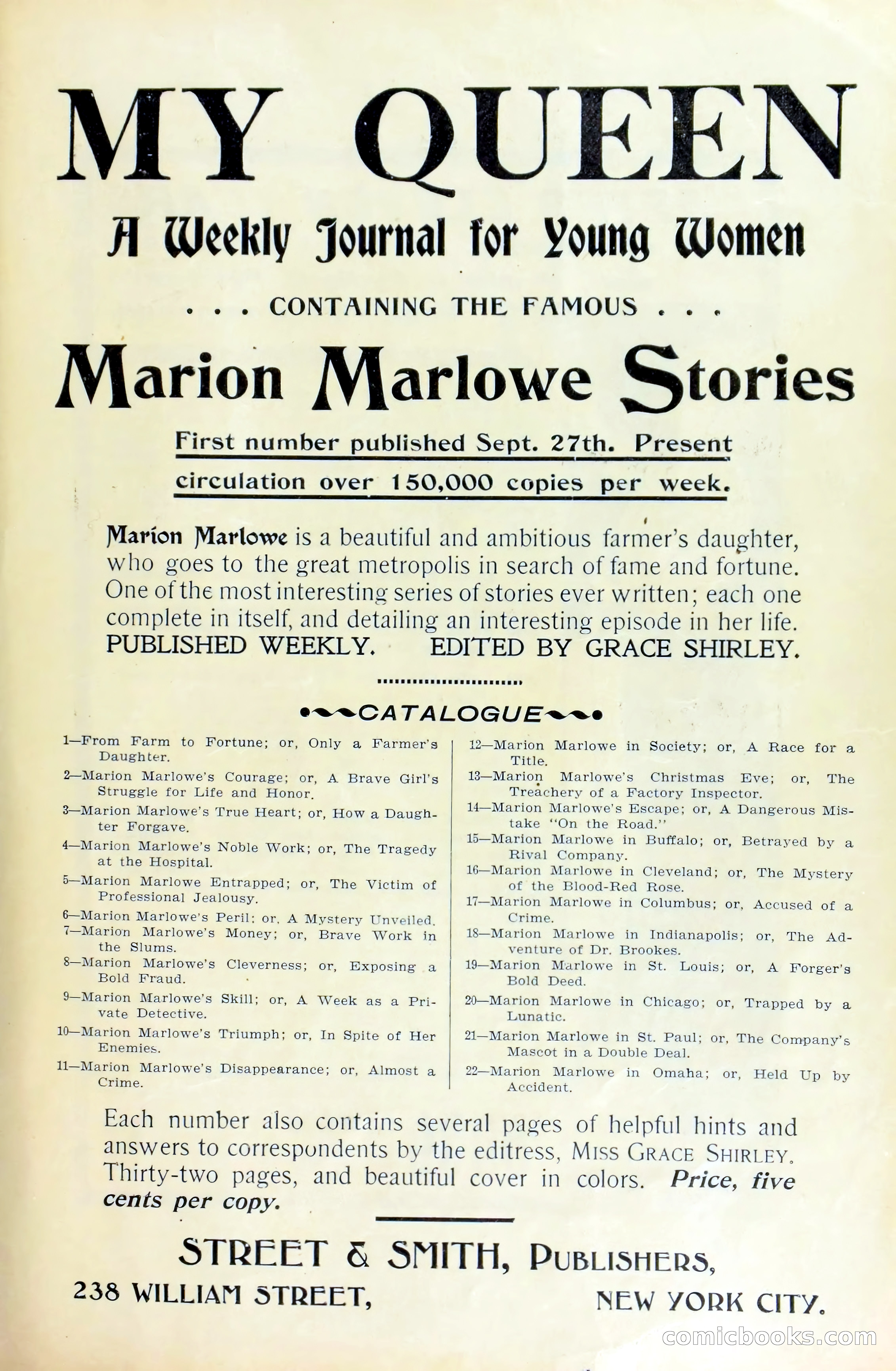 Marion Marlowe on the Prairie, or, A Thrilling Ride Across Kansas — page 35 of 38
