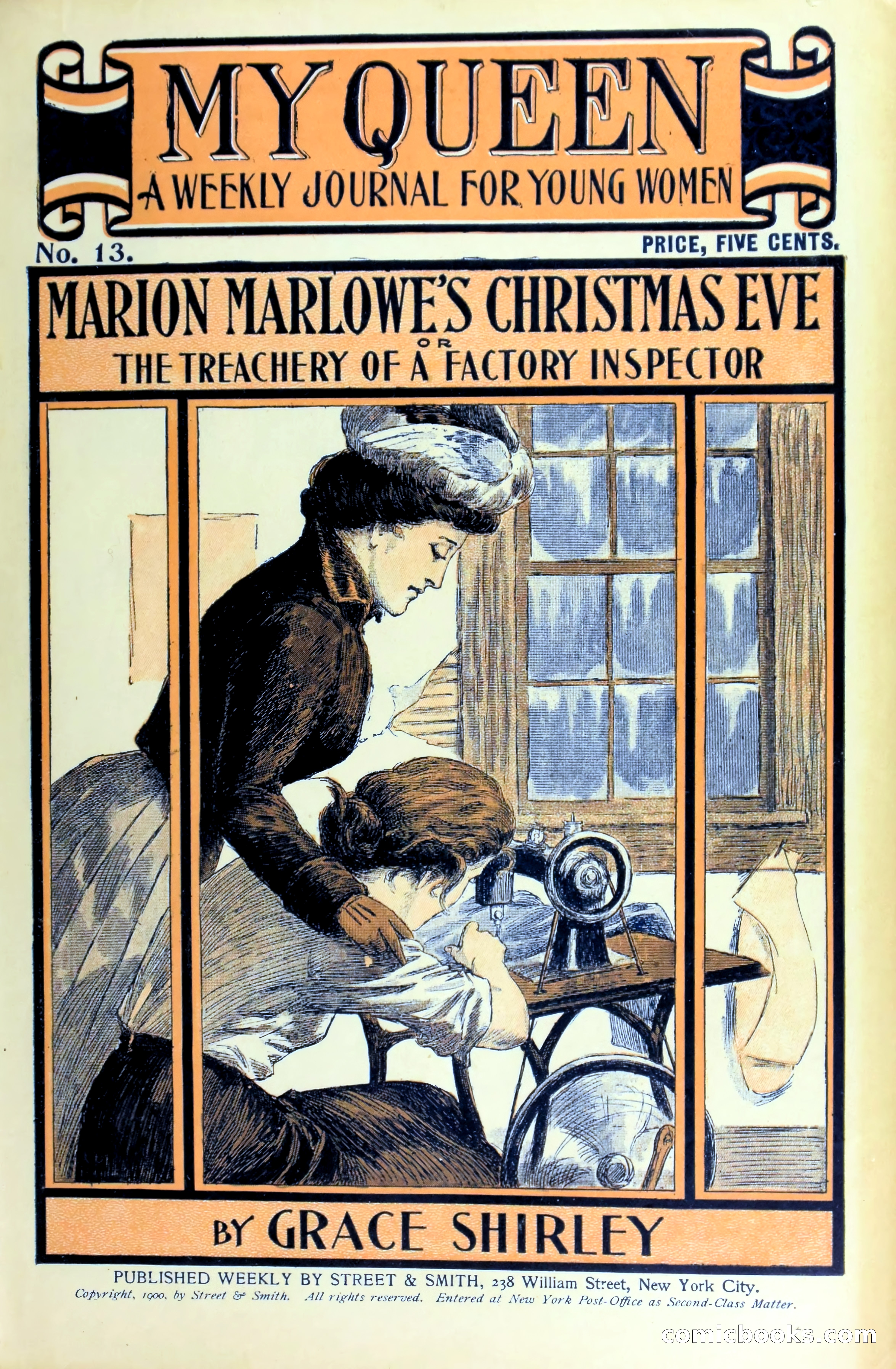 Marion Marlowe's Christmas Eve, or, The Treachery of a Factory Inspector
